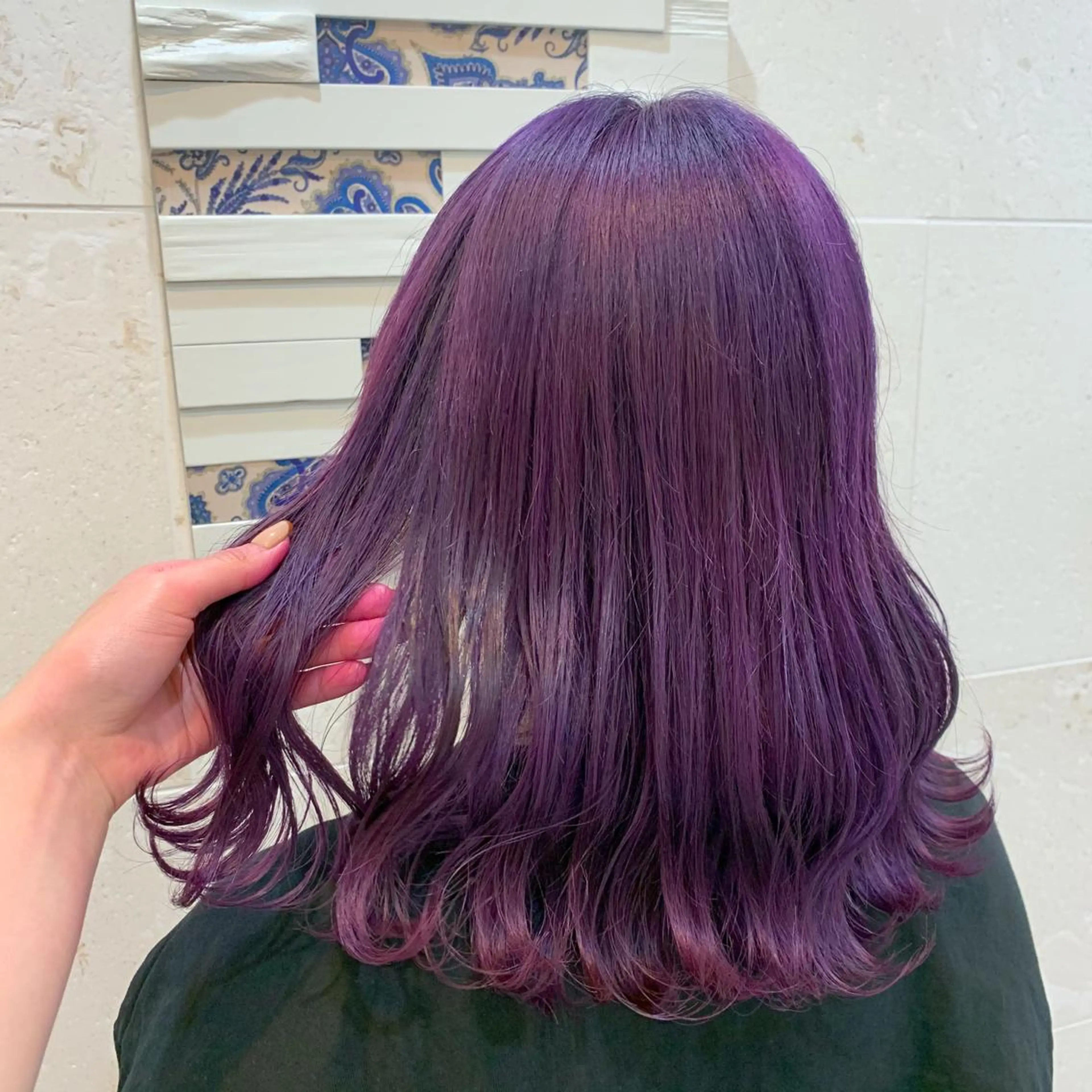 ミディアム カラー カット ヘアカラー トリートメント 💘カラー人気Ｎｏ. １💘SAYAのヘアスタイル