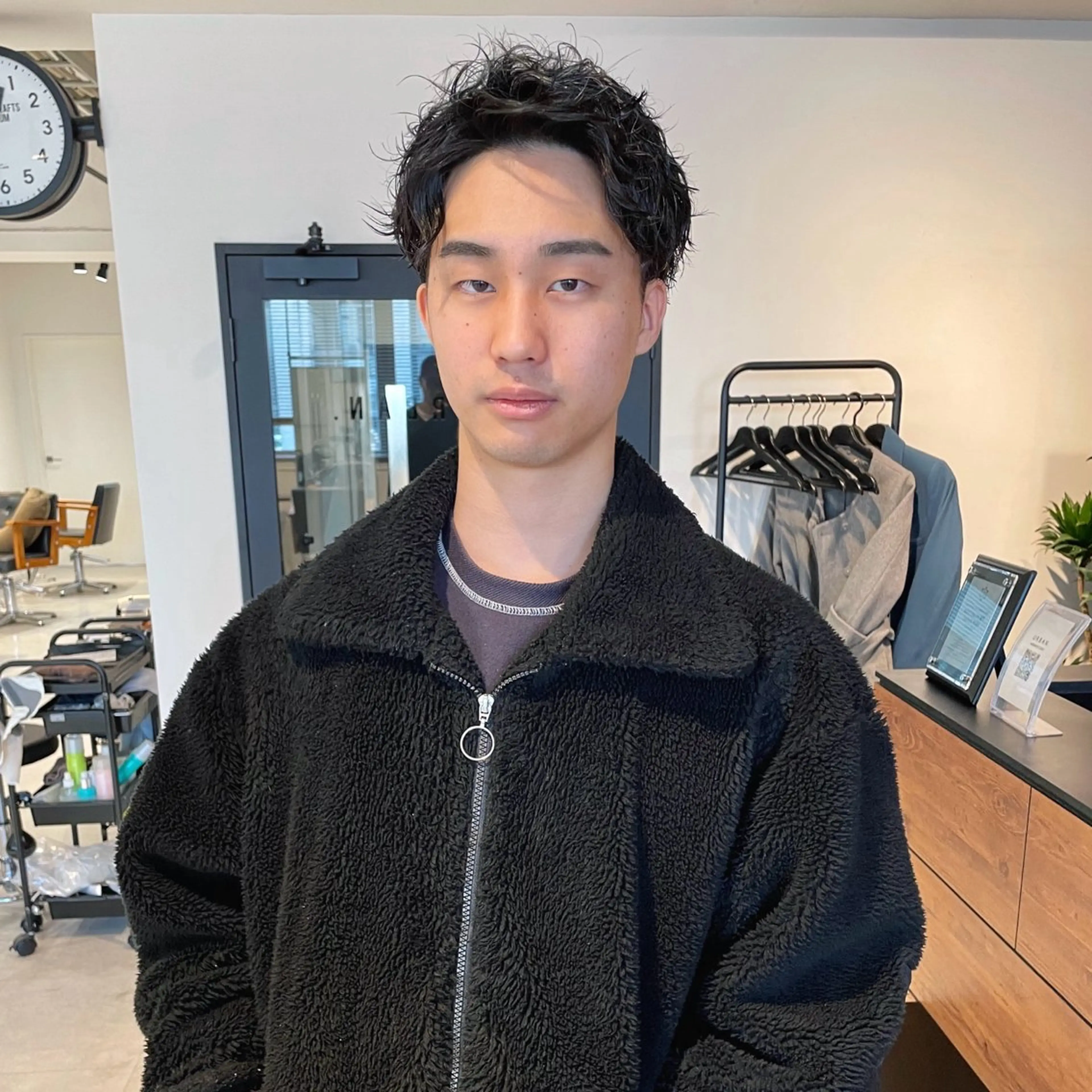 ショート パーマ メンズ メンズパーマ ツイストスパイラルパーマ スパイラルパーマ カット ヘアカラー ショート・ボブ ・ウルフ✂︎IMAIのヘアスタイル