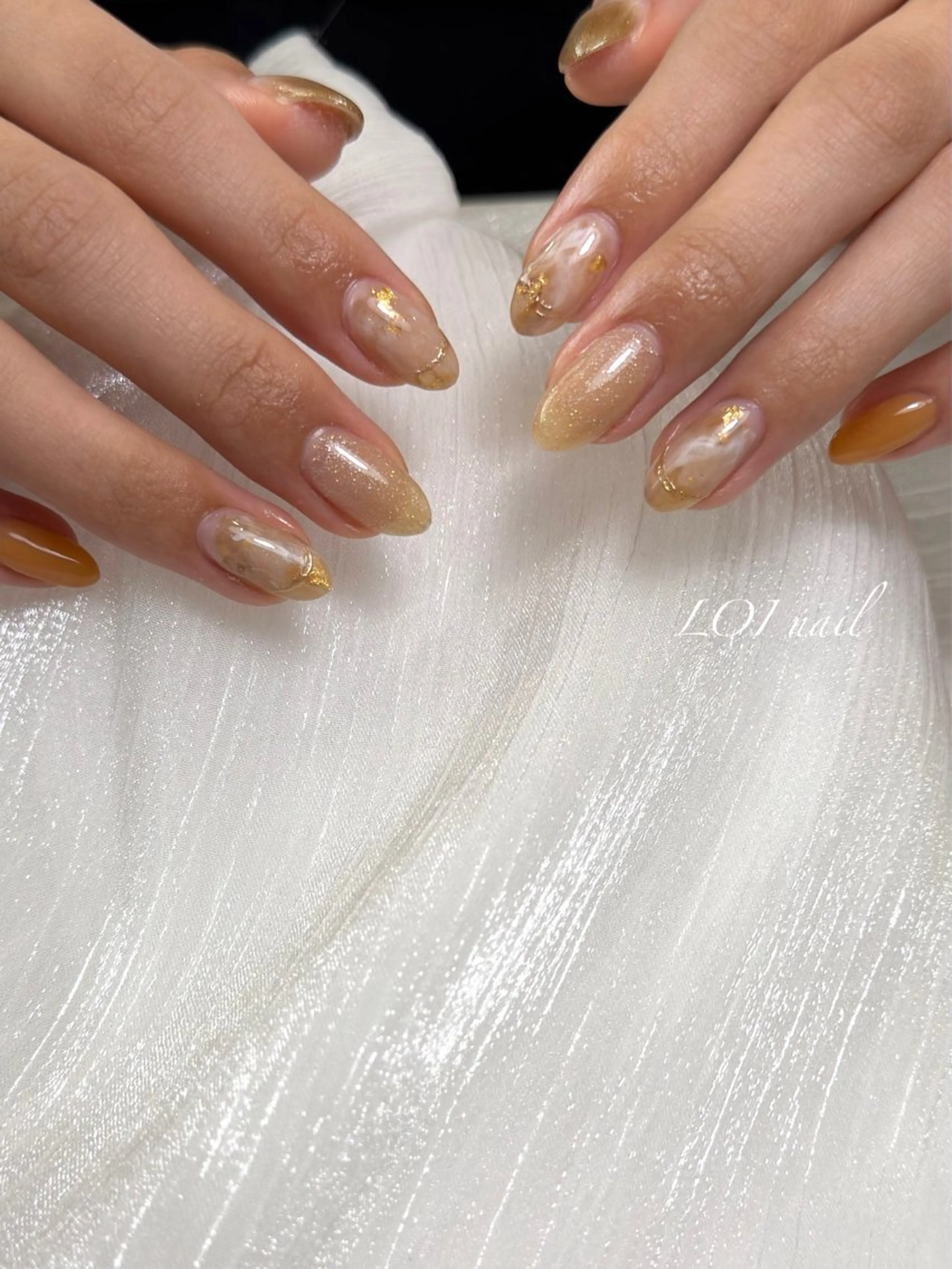 ネイル ニュアンスネイル ハンドネイル LOI nail 初生店otohaのネイルデザイン