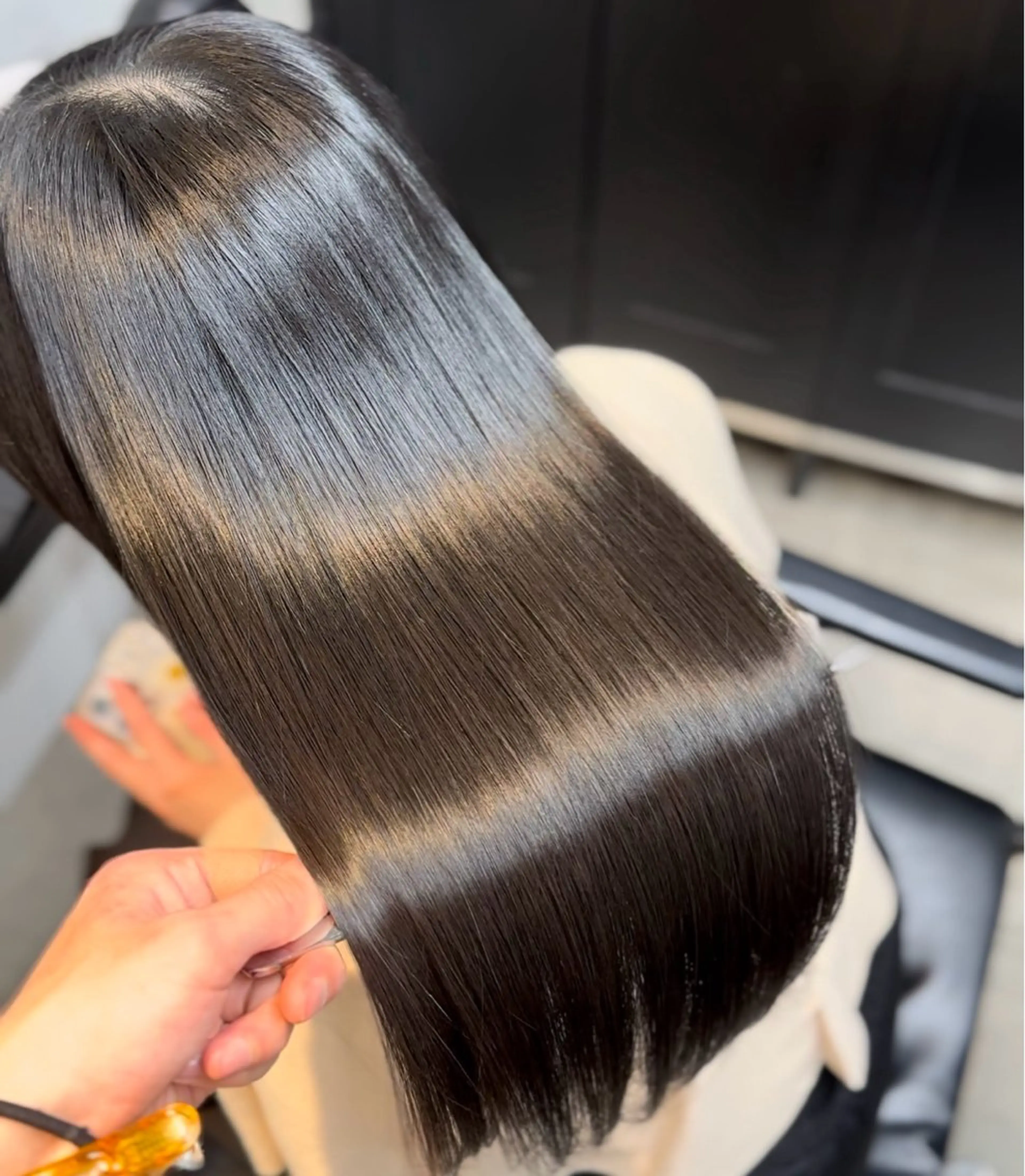 ロング 髪質改善 トリートメント トリートメント ツヤ髪 ／髪質改善 松岡将太郎のヘアスタイル