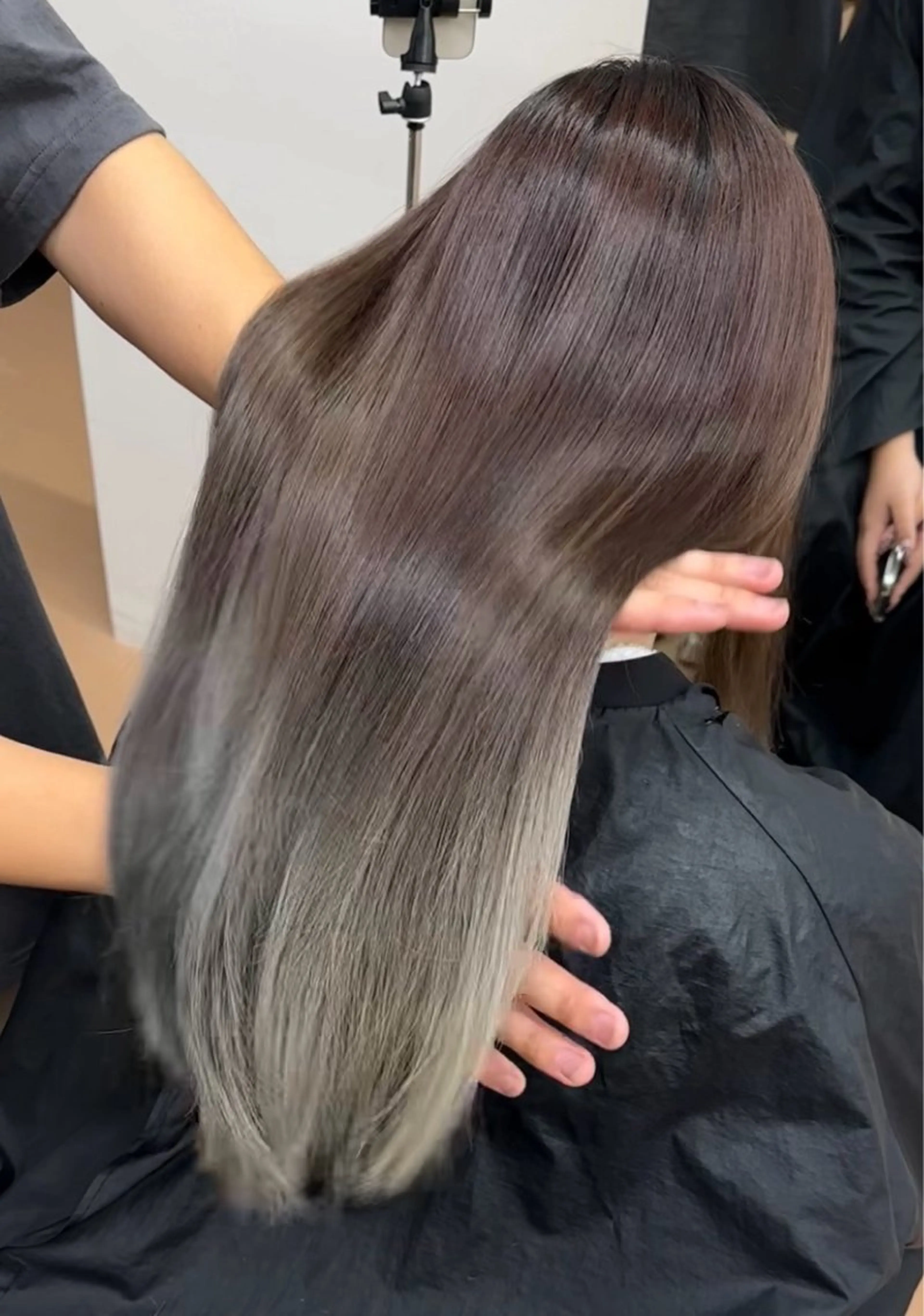 ロング カット 海外ヘア/美髪矯正 海外レイヤー/ヒラキのヘアスタイル