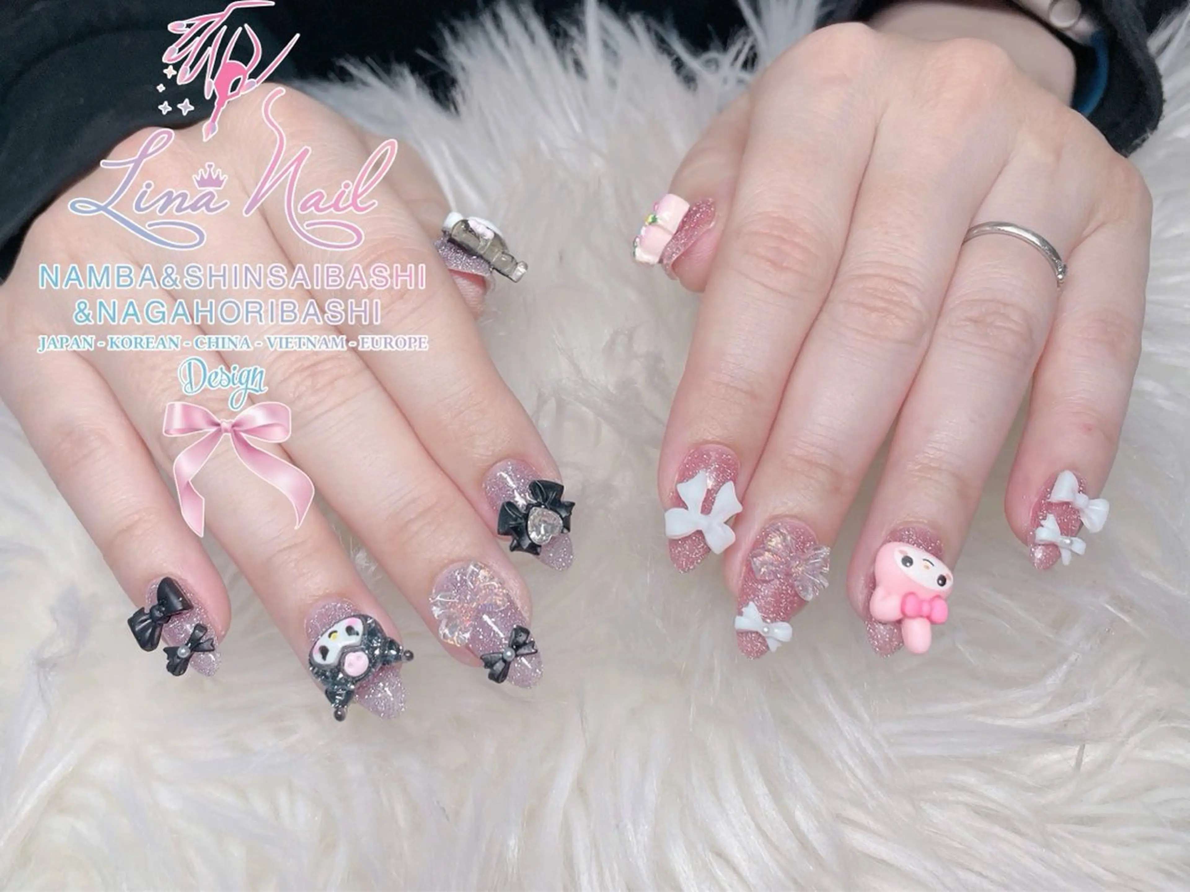 ネイル フットネイル ジェルネイル 持ち込み ネイルチップ ハンドネイル リナネイル 長堀橋店／東心斎橋店のネイルデザイン