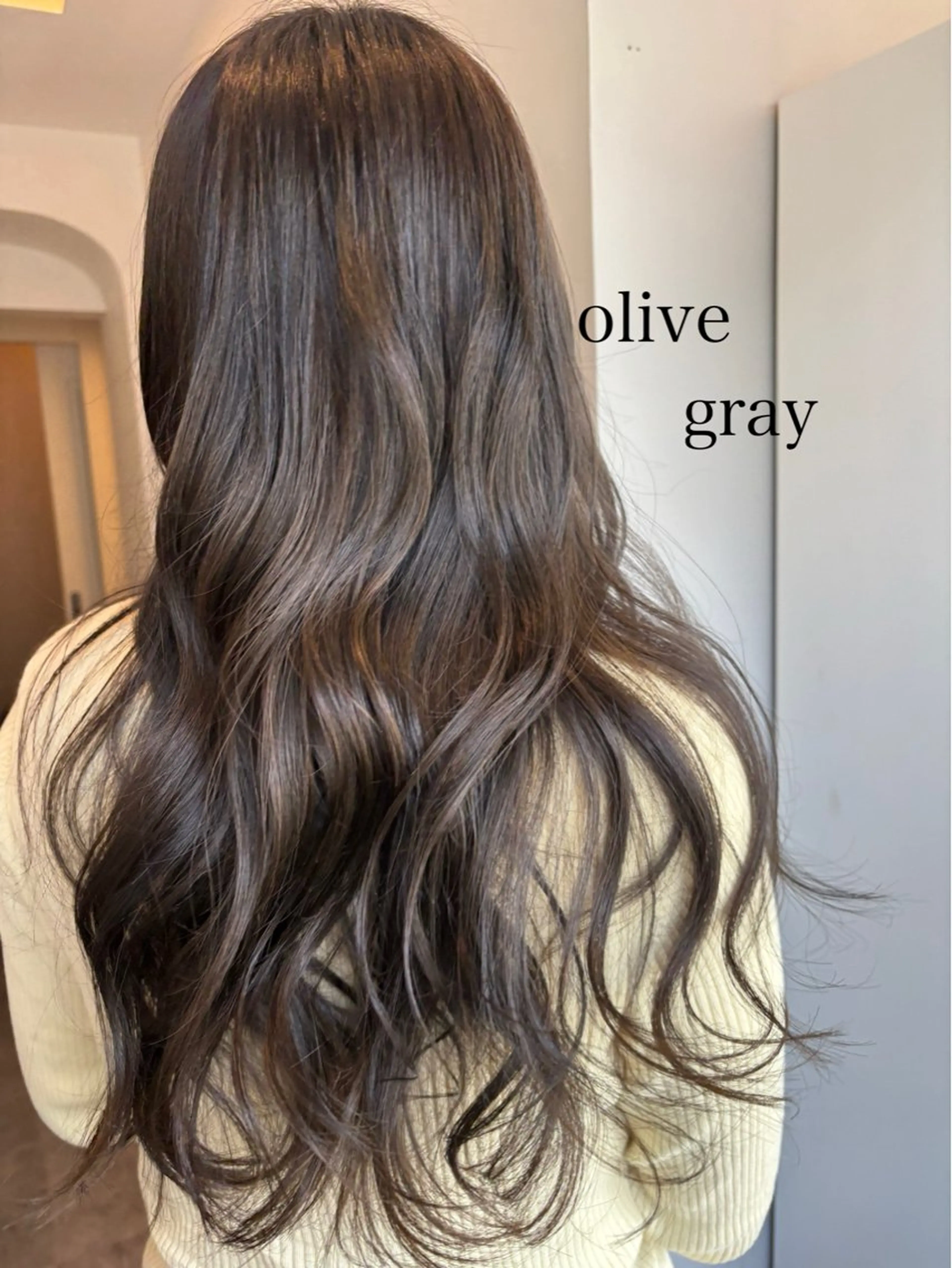 ロング カット ヘアカラー トリートメント 透明感カラー🎀 tasty／makoのヘアスタイル