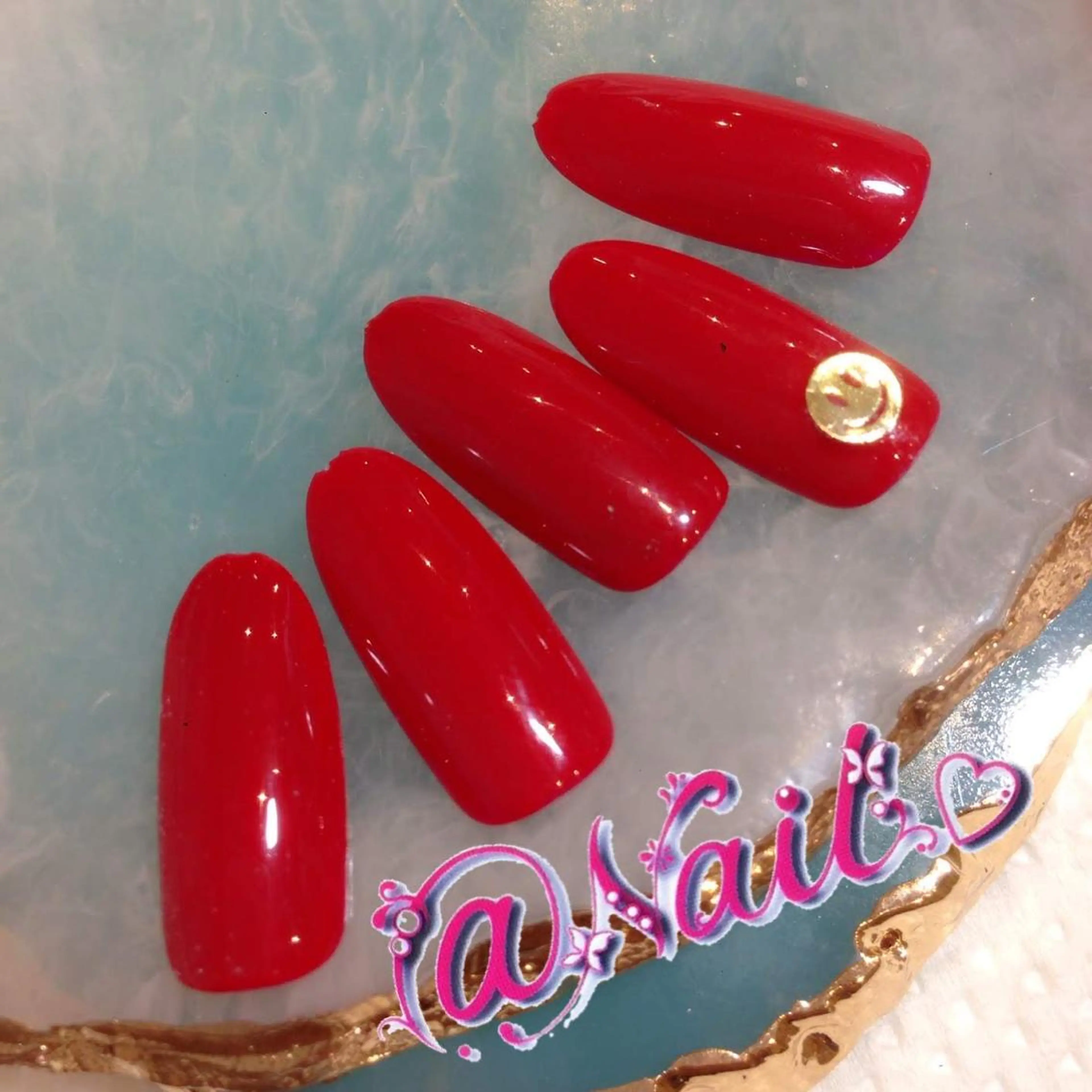 ネイル ネイルチップ 小尾 栞のネイルデザイン