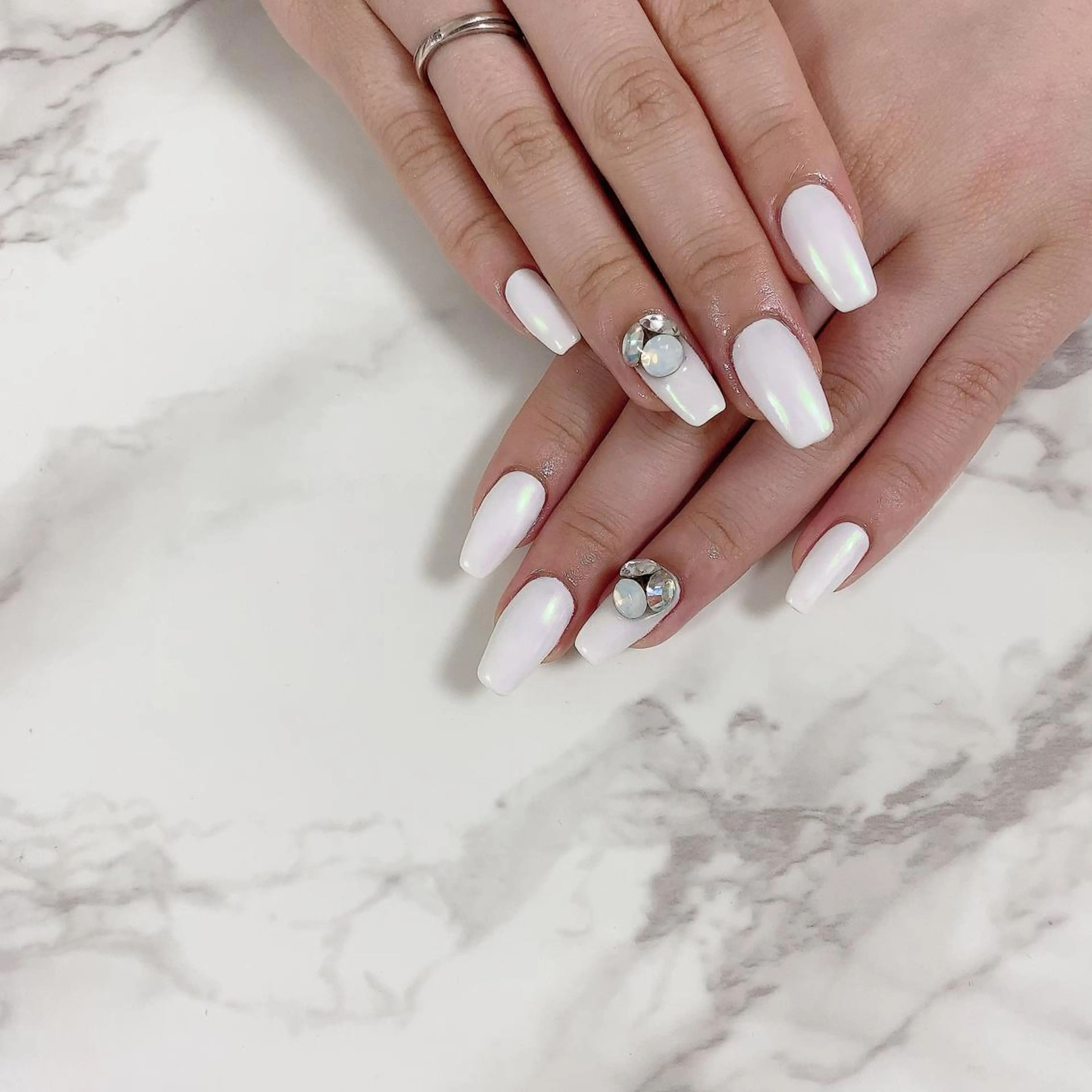 ネイル ミラーネイル ハンドネイル SOL NAILのネイルデザイン