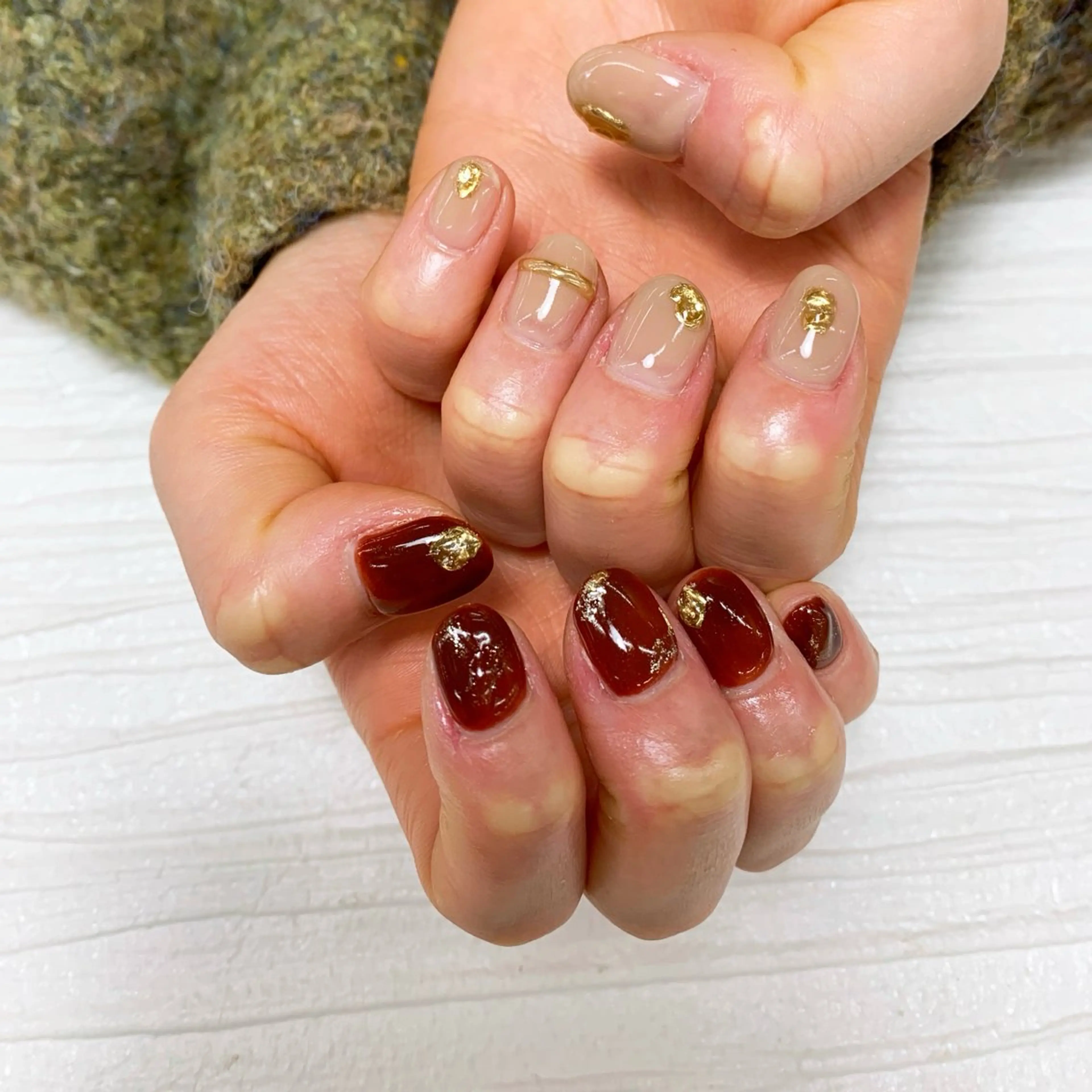 ネイル ⭐︎休業中の練習⭐︎ JNA認定講師髙橋のネイルデザイン