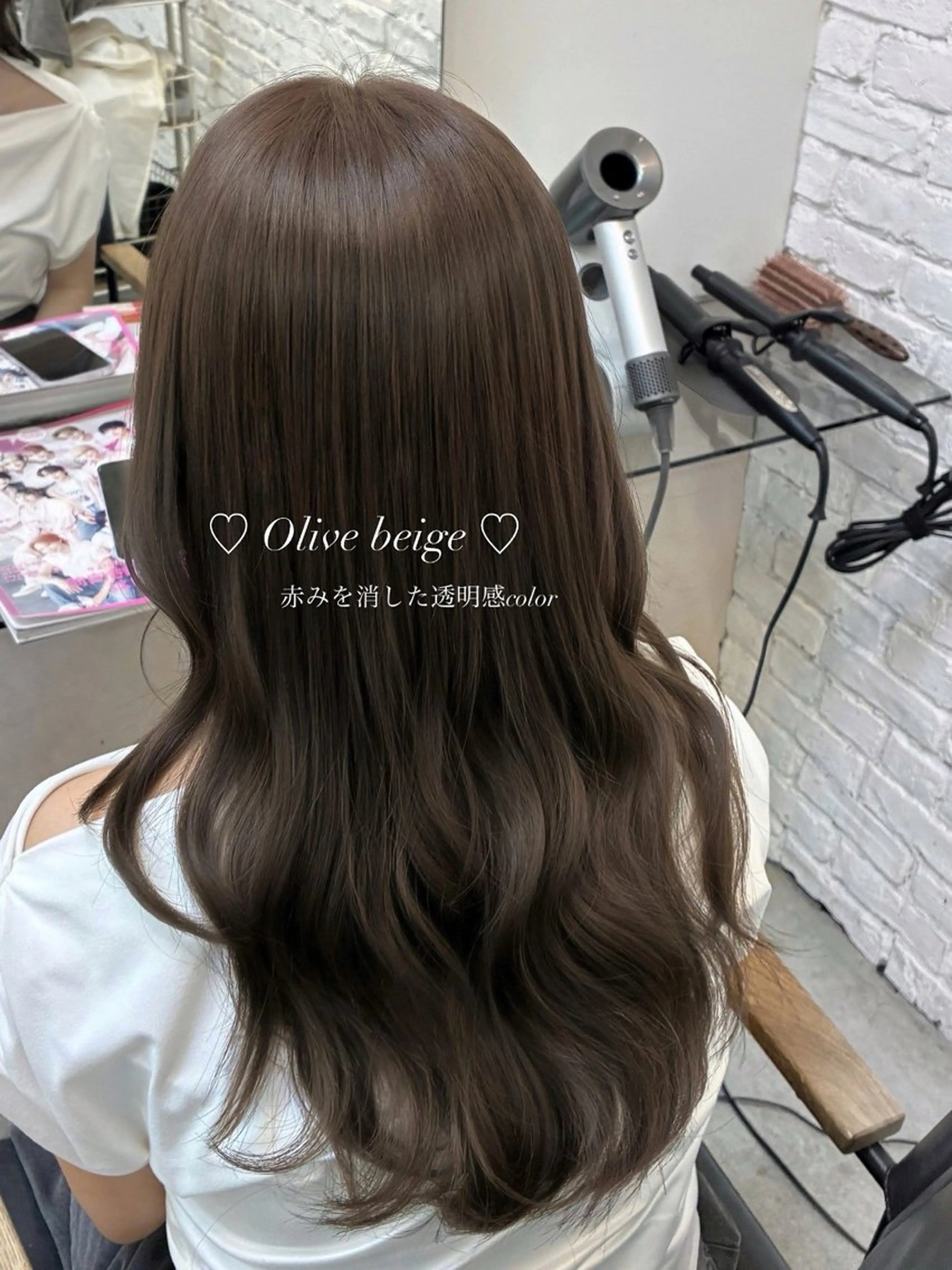 ロング ヘアカラー nanami🏷🤎 ふんわりカラーのヘアスタイル