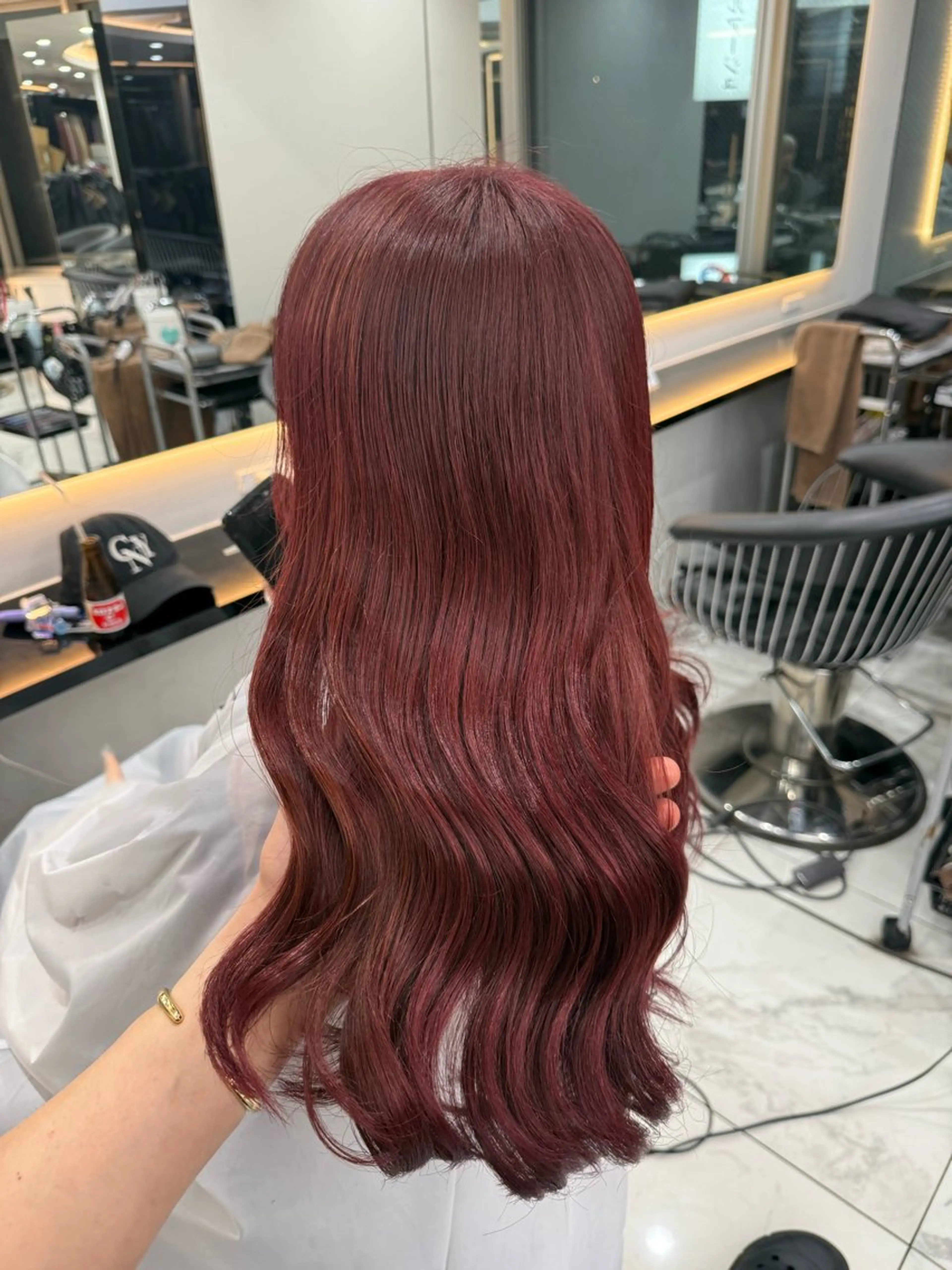 ロング ヘアカラー 笠間 啓聖のヘアスタイル