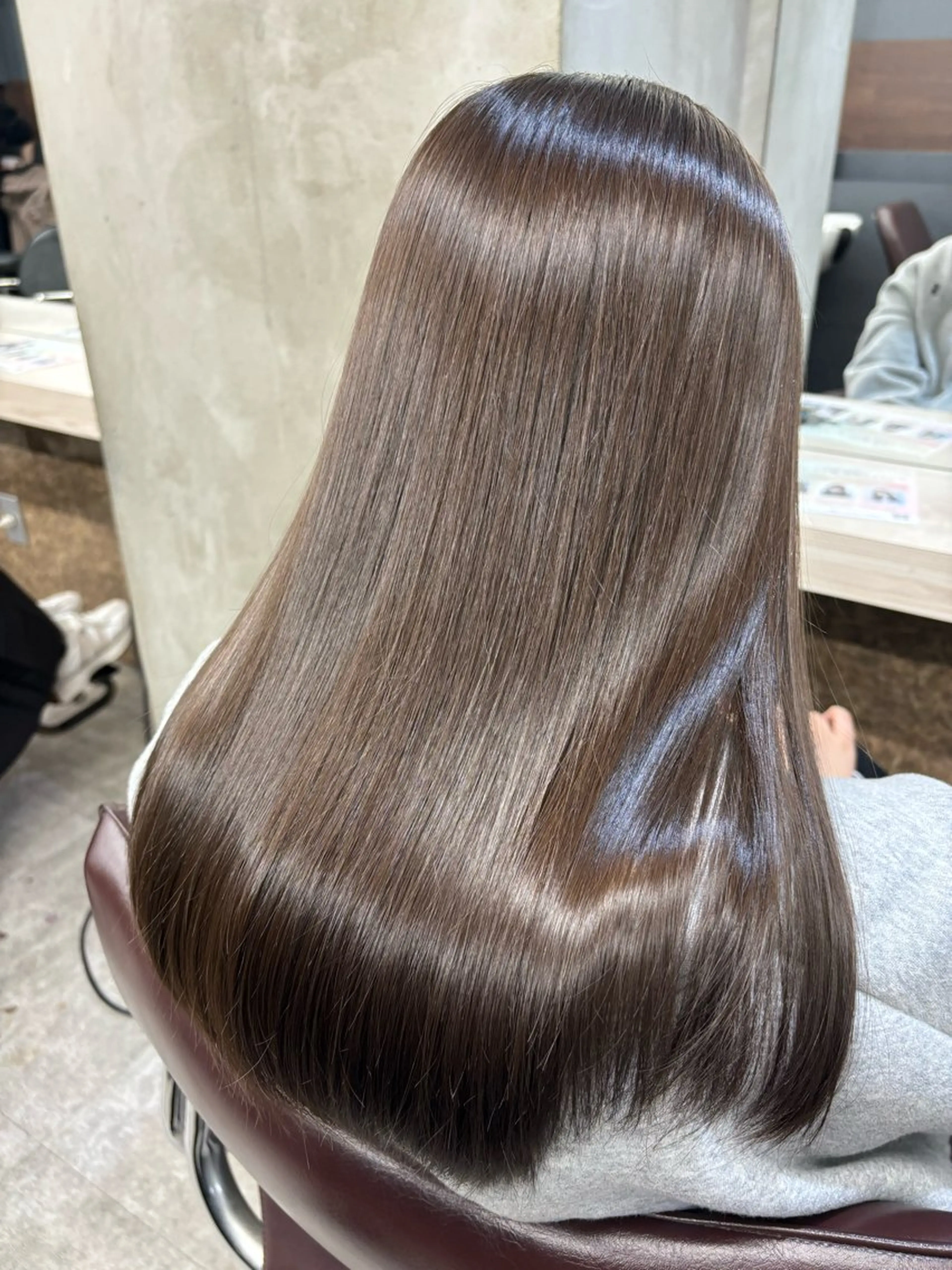 ロング カット ヘアカラー トリートメント 韓国レイヤー💫美髪 縮毛矯正🫧拓海のヘアスタイル