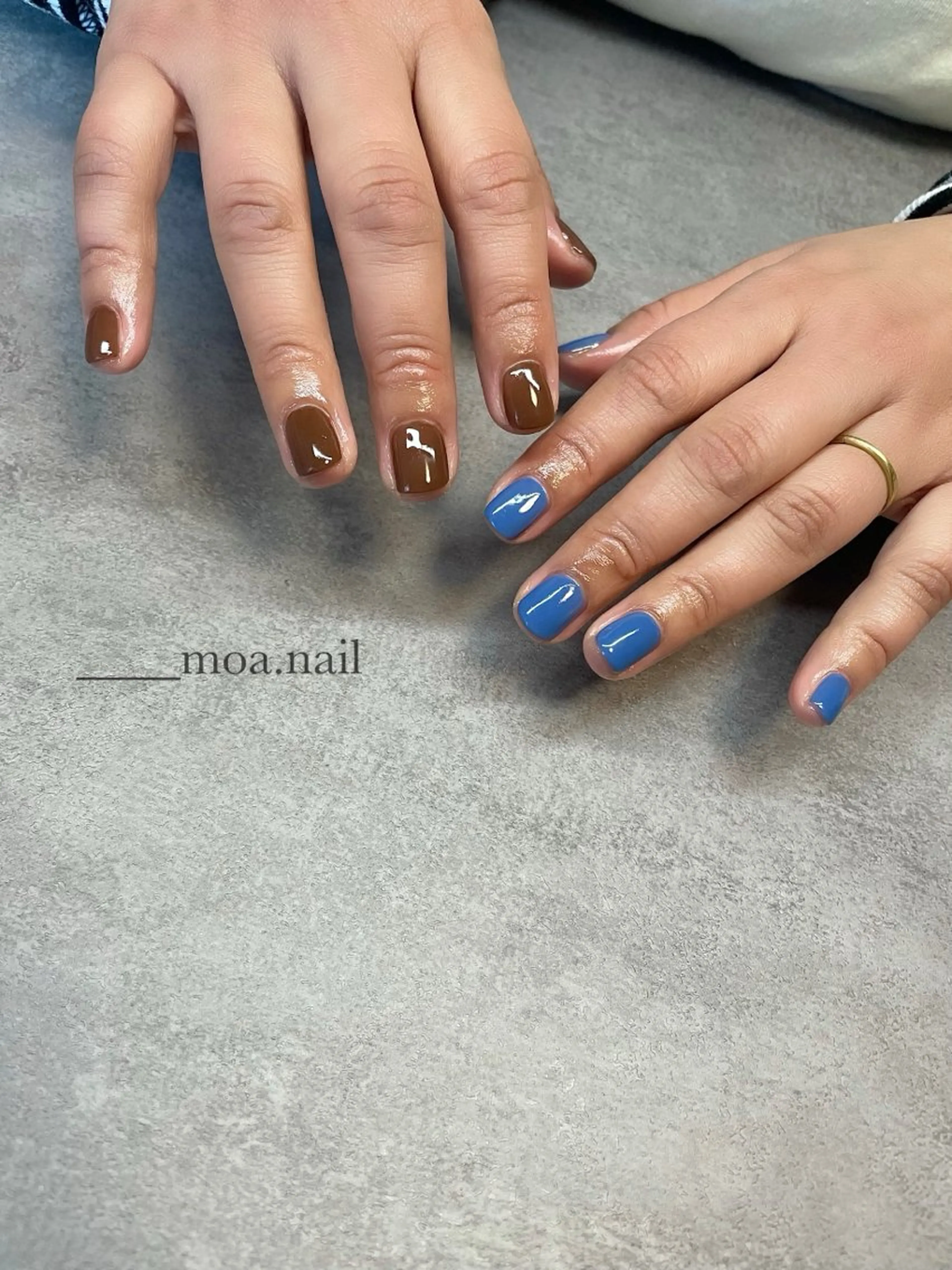 ネイル ワンカラーネイル moa.nail risaのネイルデザイン