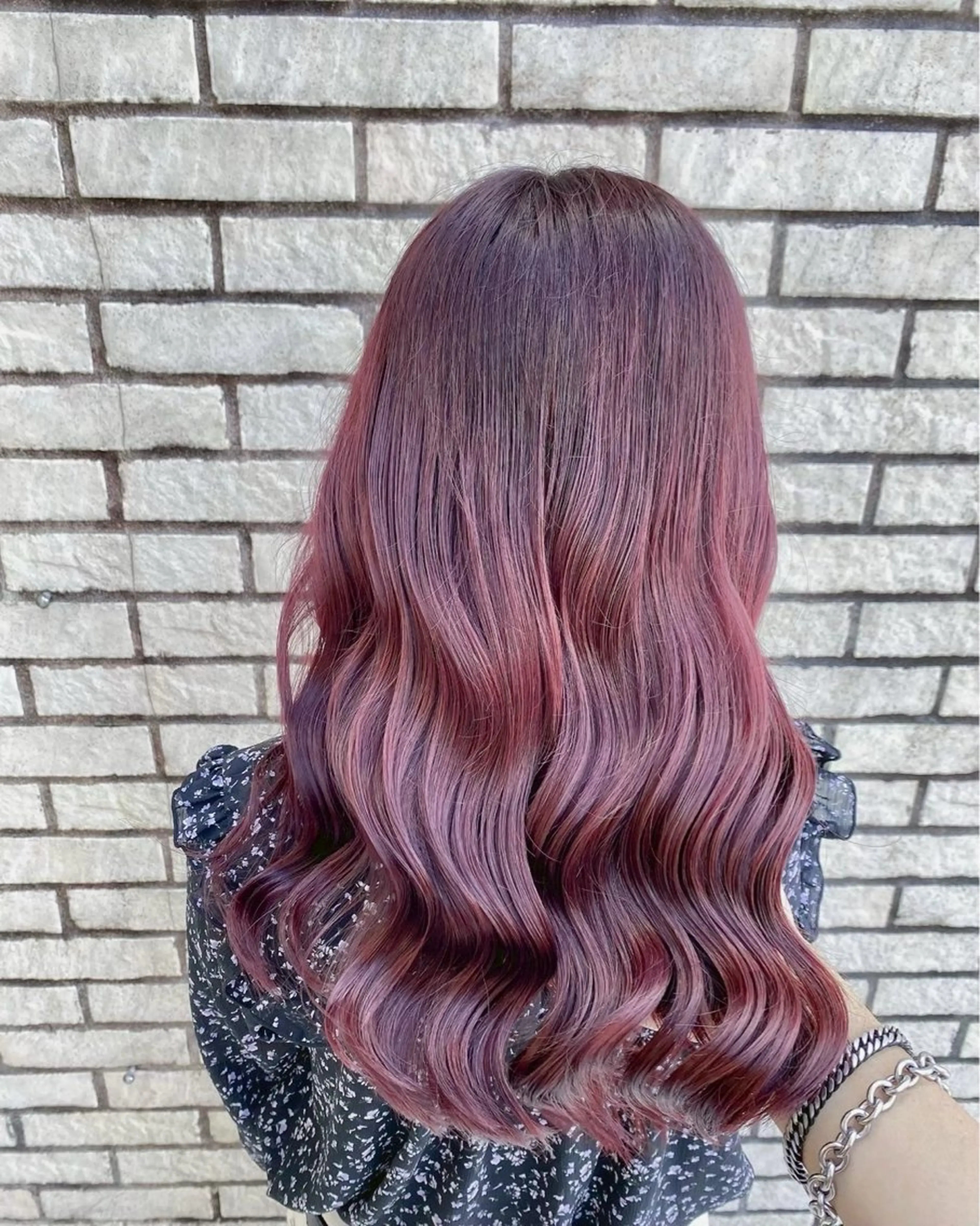 カラー 米元 ひなののヘアスタイル