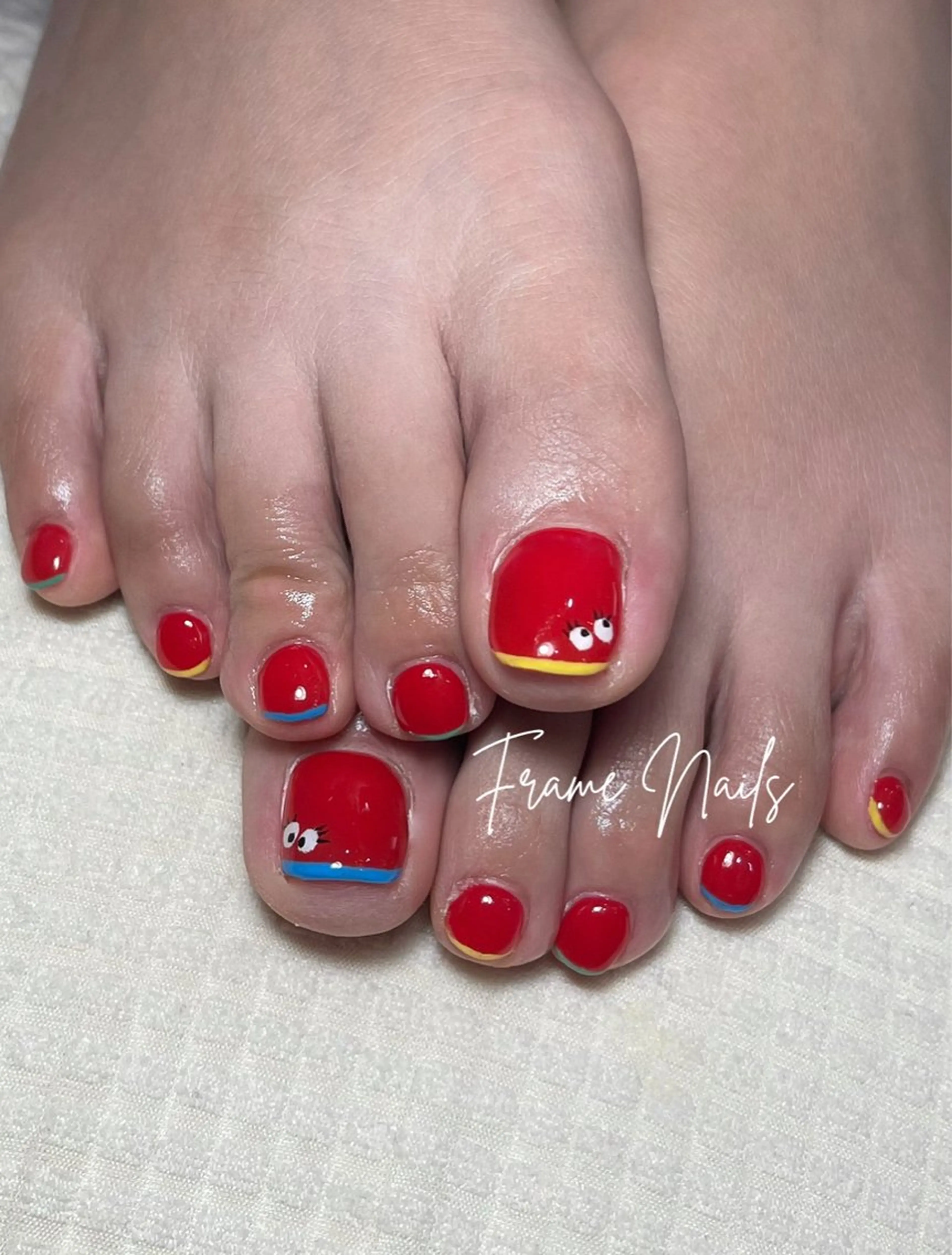 ネイル フットネイル Okamori Airiのネイルデザイン