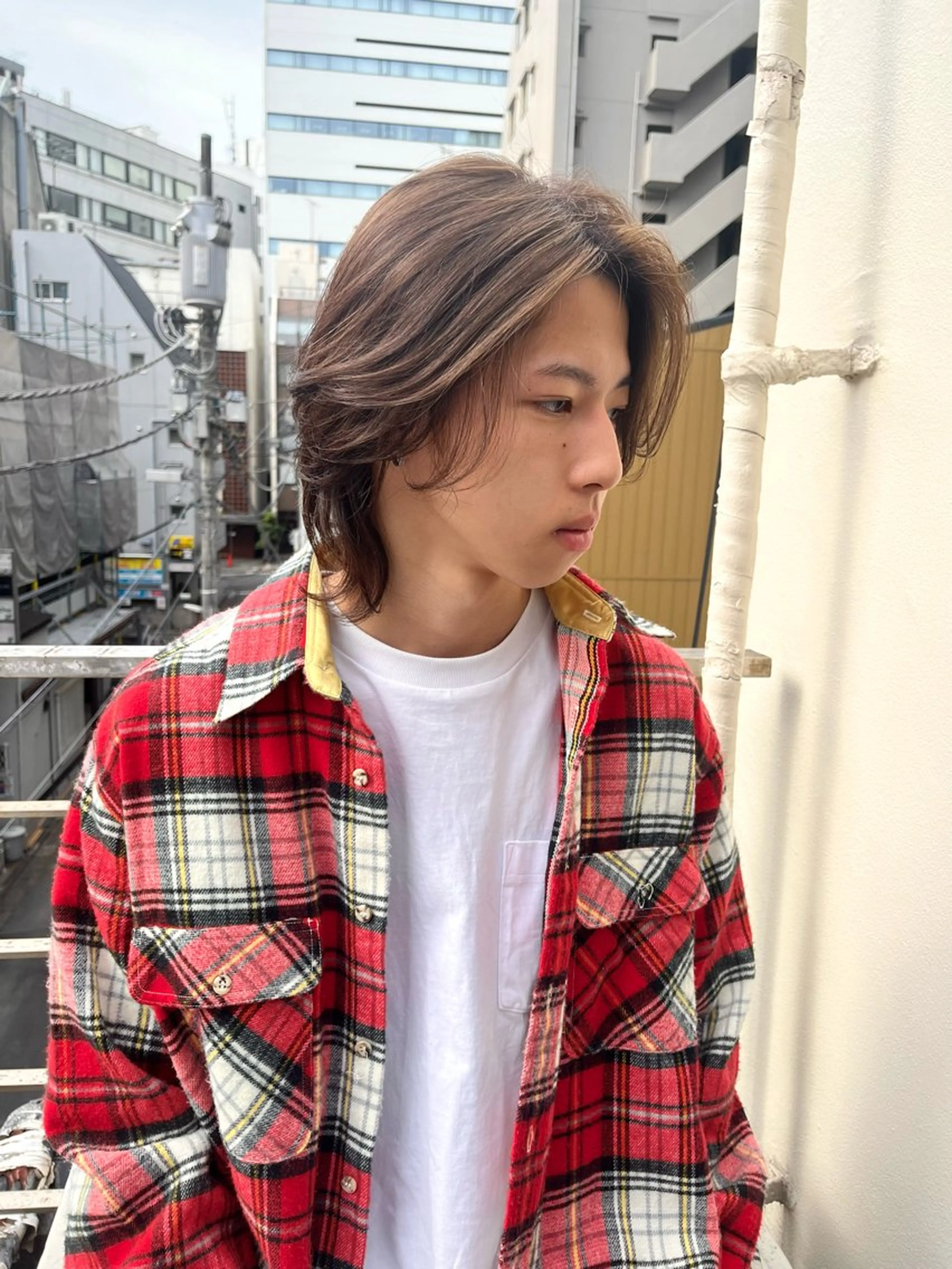 ミディアム カラー パーマ ヘアアレンジ メンズ カット トリートメント 💎髪質改善特化💎 RUITOのヘアスタイル