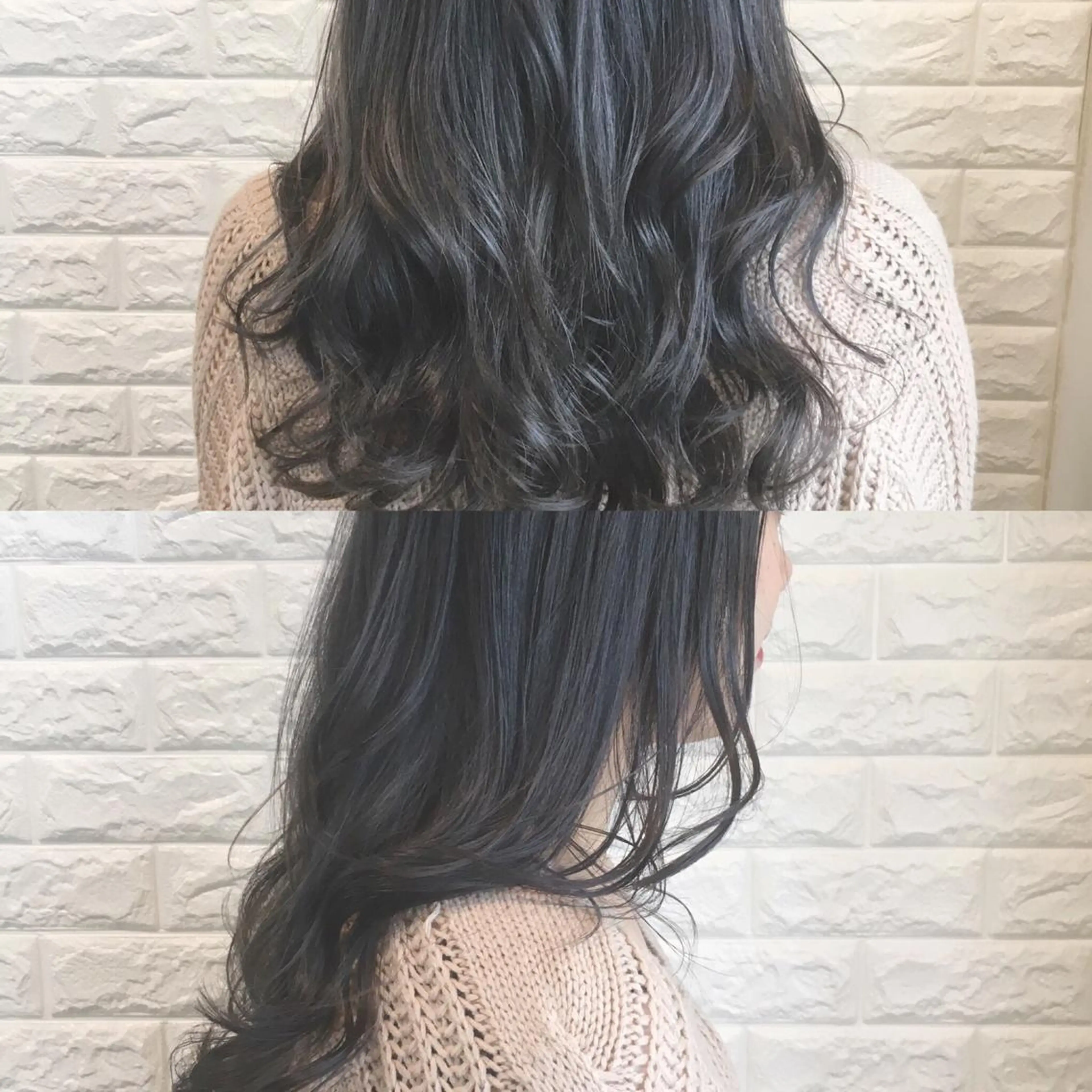 セミロング カラー ヘアアレンジ 🌿‬ ܸAir 透明感🌱西村知佳のヘアスタイル