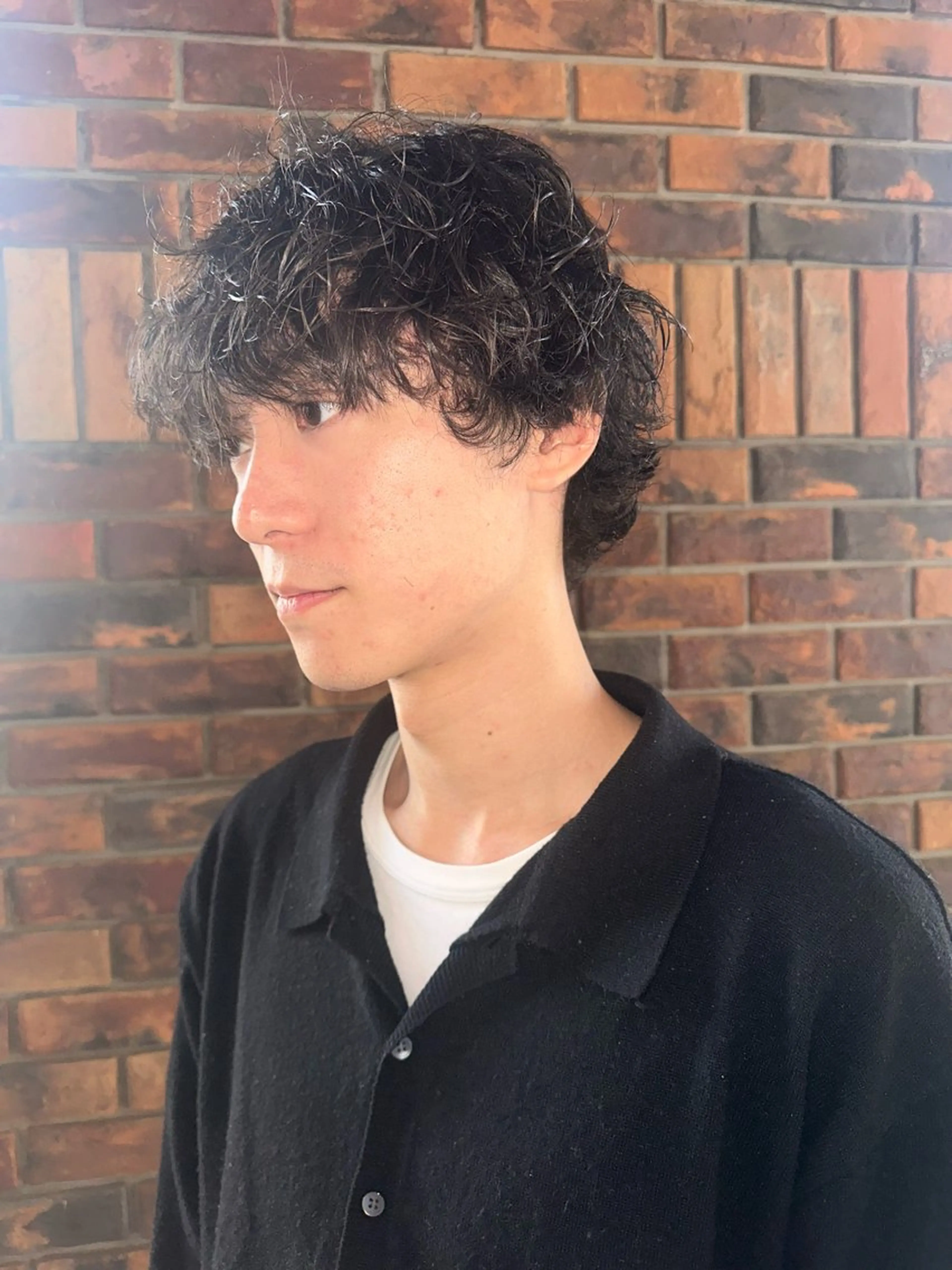 メンズ カット パーマ メンズパーマ/波巻き 桜井凌平のヘアスタイル