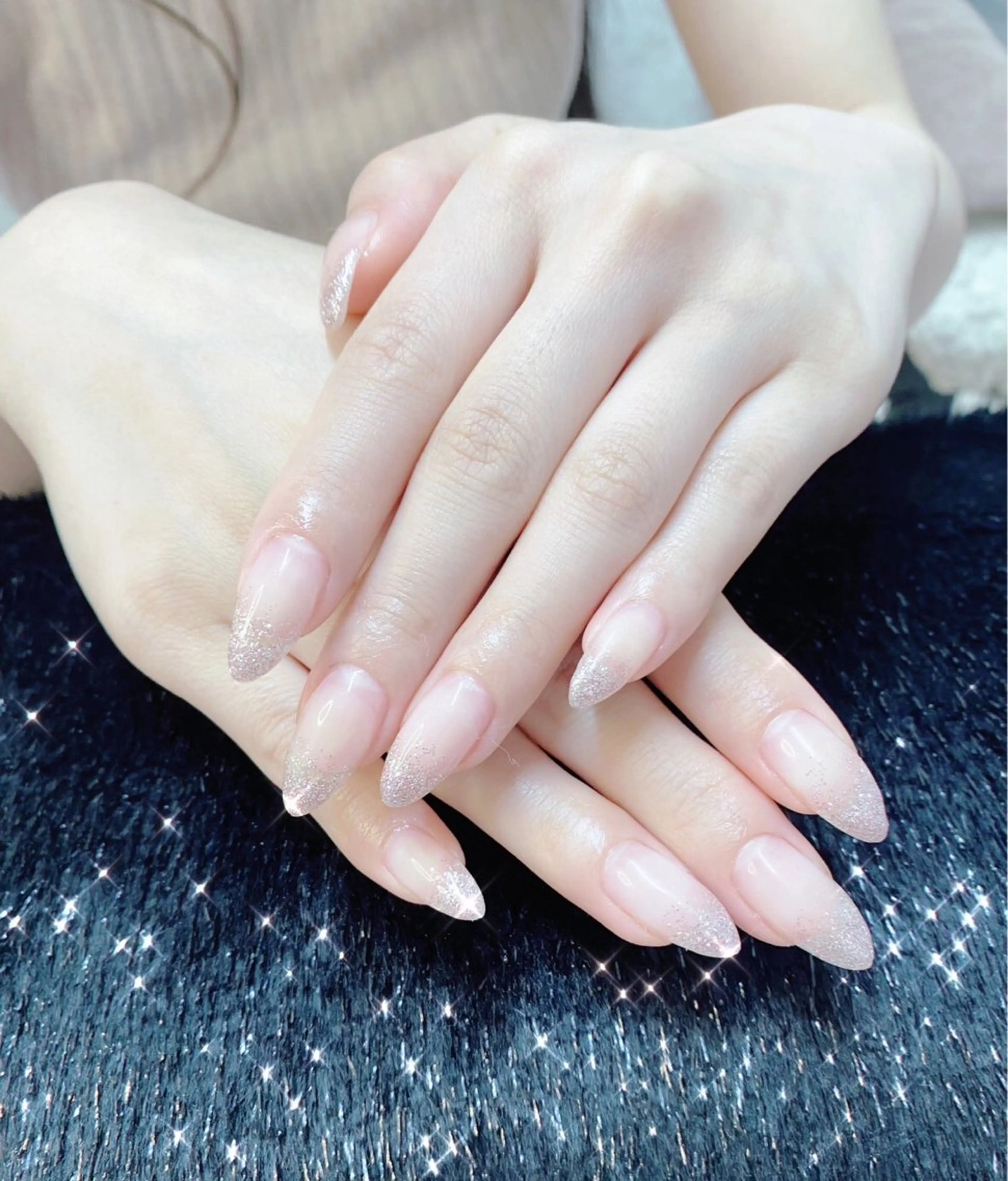 ネイル フットネイル フレンチネイル ジェルネイル ガラスフレンチ ハート ハンドネイル ハンドケア 大門浜松町 ネイルのネイルデザイン