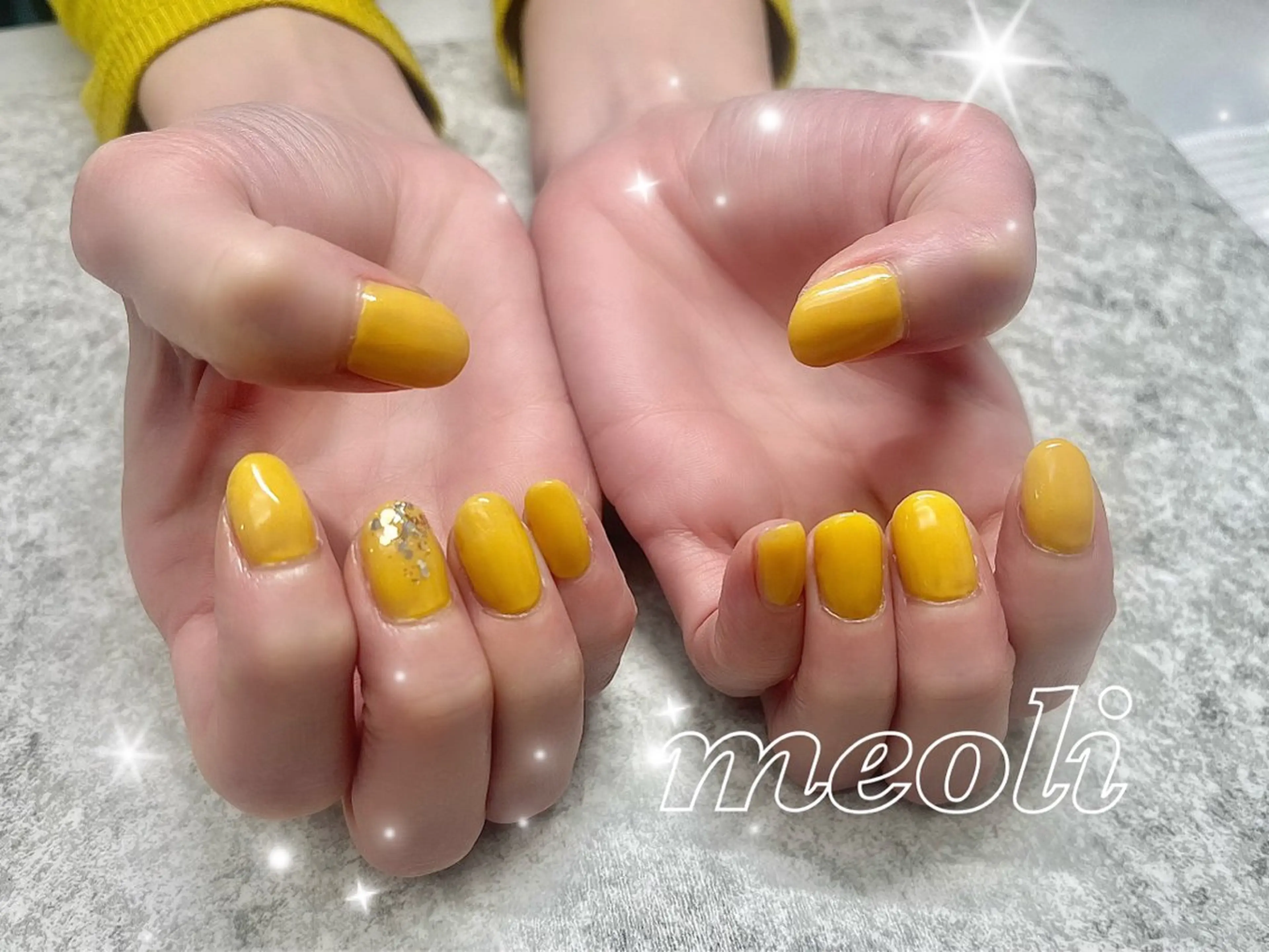 ネイル ラメ(グリッター) nail salon meoli　アヤのネイルデザイン
