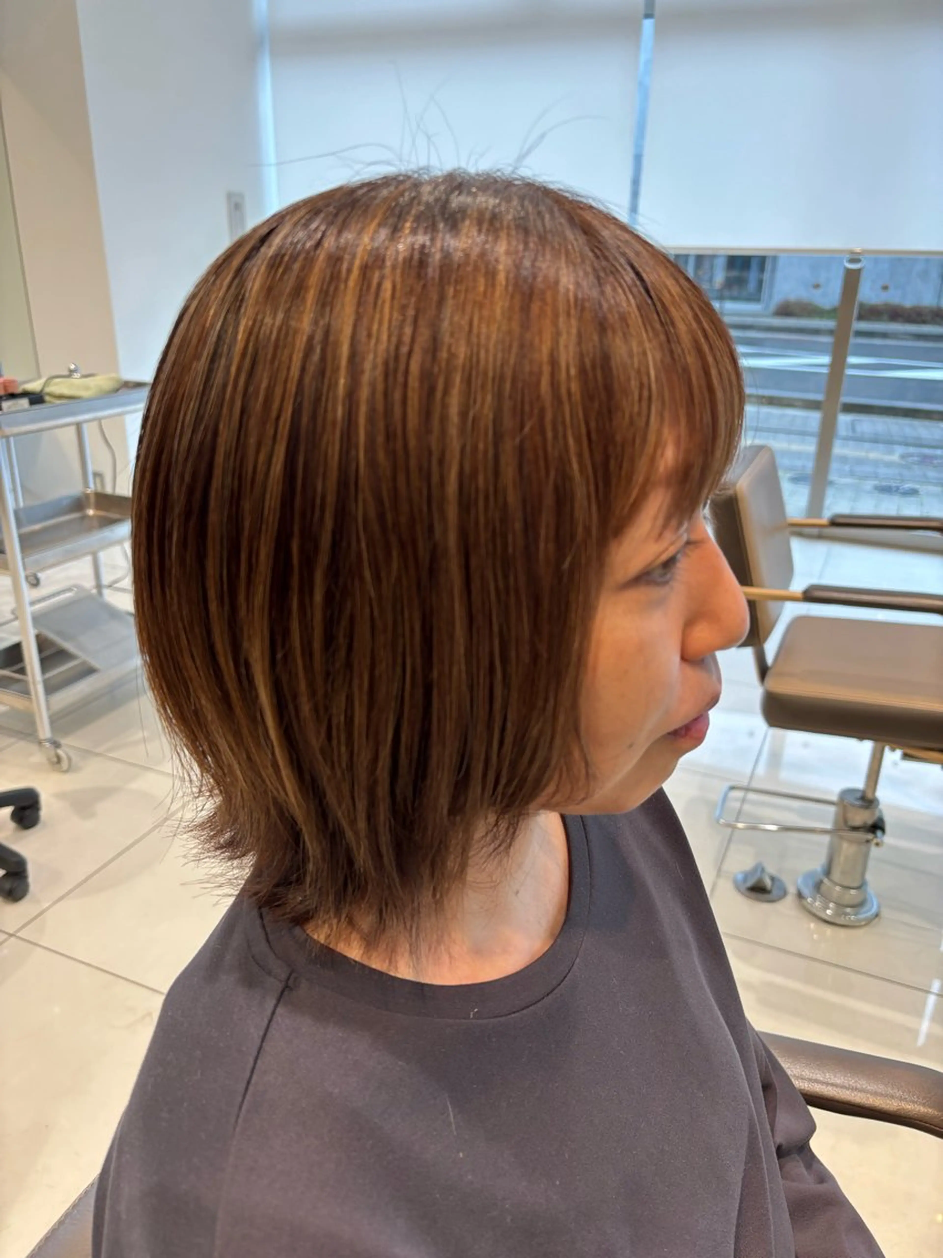 ショート カラー ハイライトカラー ハイライト 池田 悠人のヘアスタイル