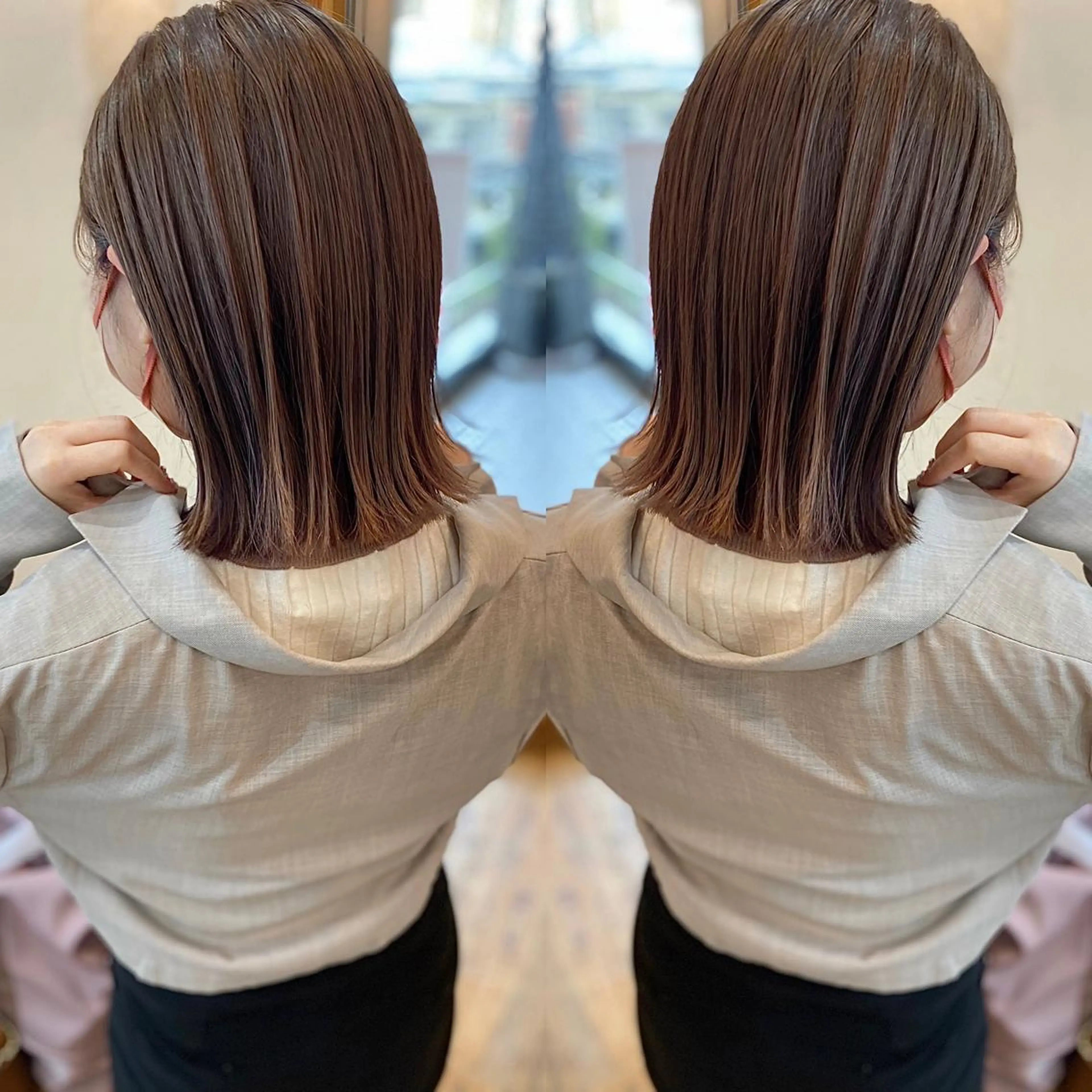 カット＋スタンダードフルカラー＋3ステップ水素トリートメントの写真