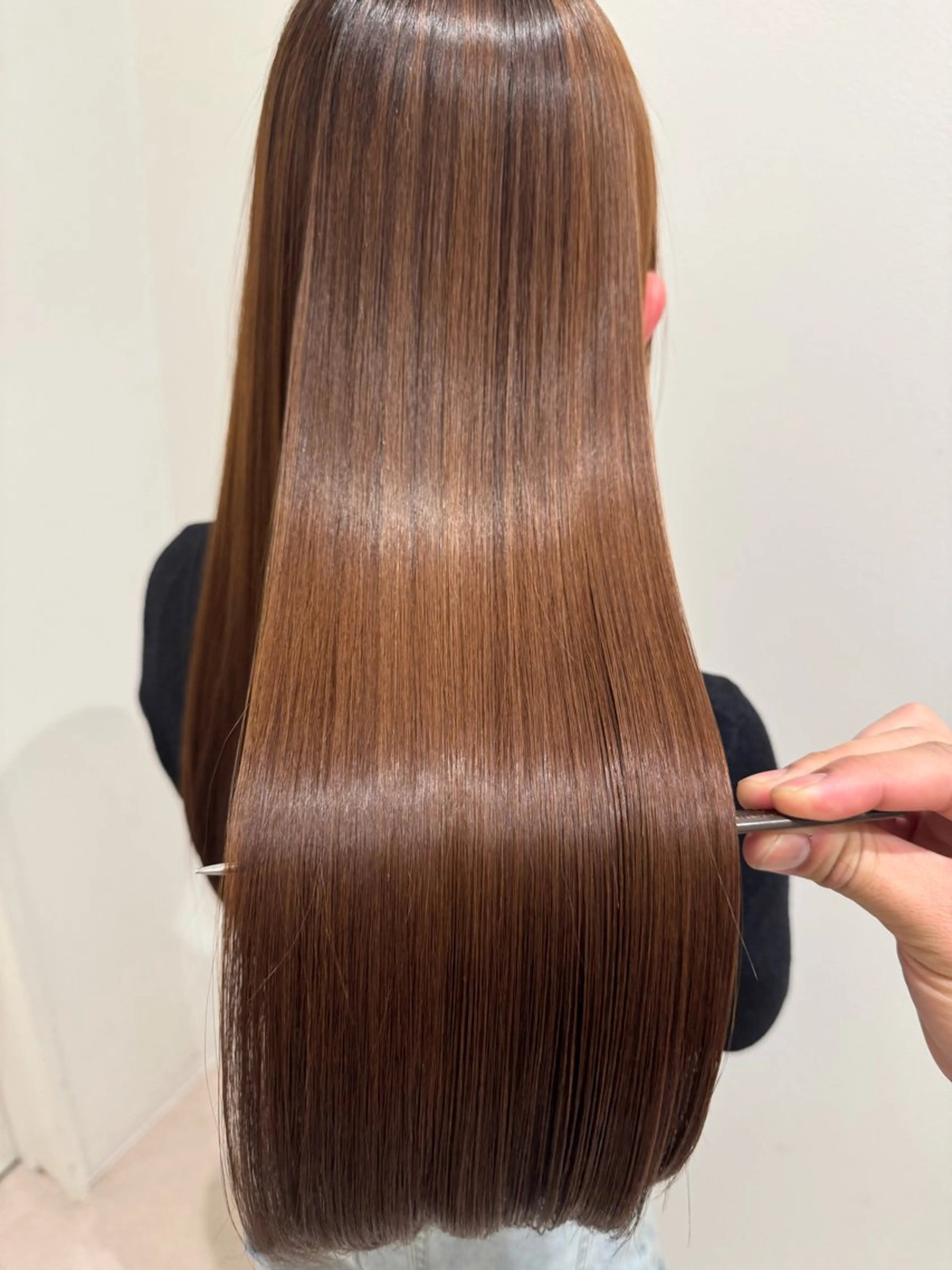 ロング カラー カット ヘアカラー トリートメント 心斎橋 美髪職人　近江のヘアスタイル