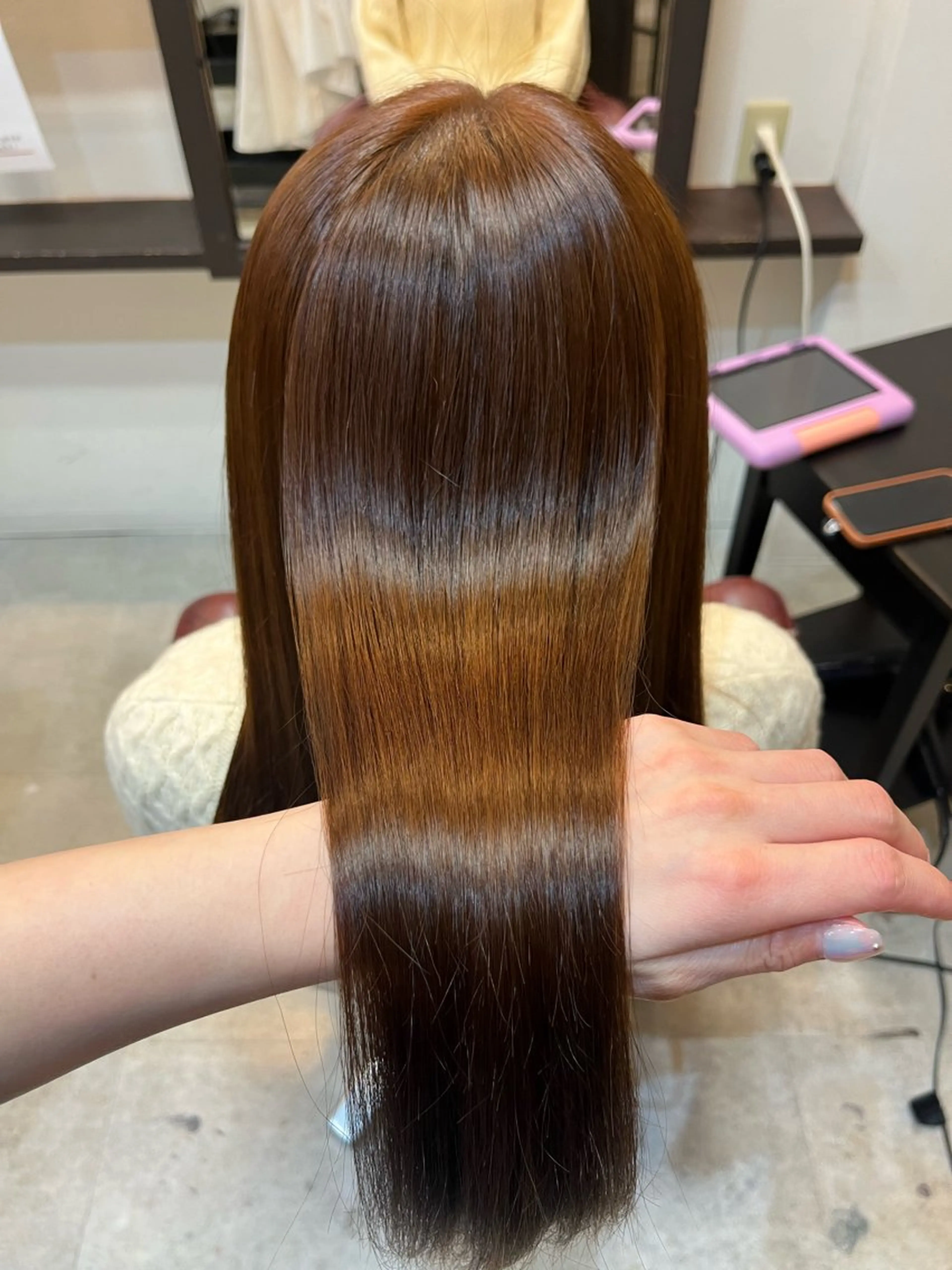 カラー 立道 樹奈のヘアスタイル