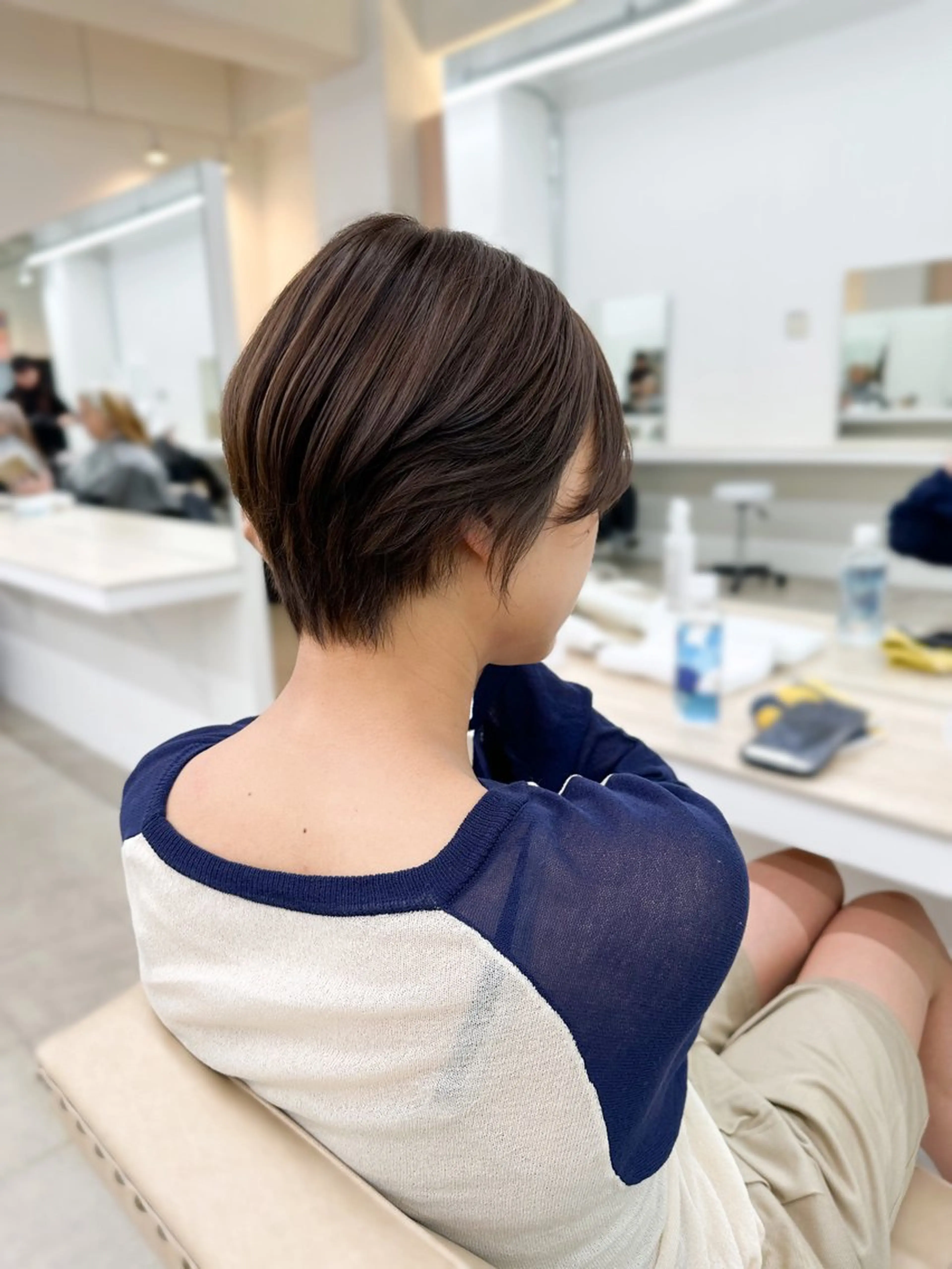ショート カラー 🌼透明感艶カラー オリーブ🌼河村咲のヘアスタイル