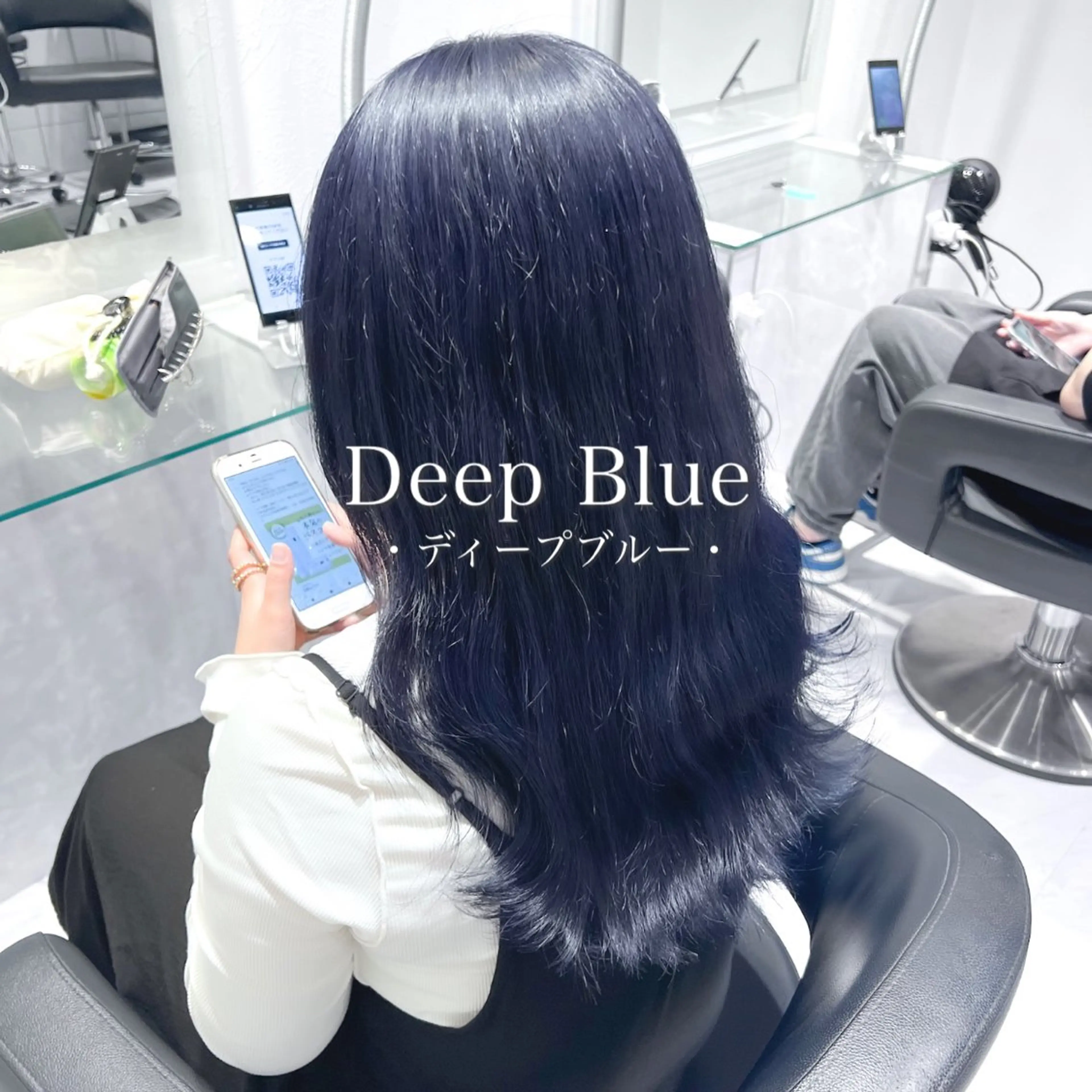 セミロング カラー ヘアアレンジ メンズ 透明感カラー デザインカラー ダブルカラー 髪質改善 🦋重くない暗髪🦋 Hana🦋のヘアスタイル