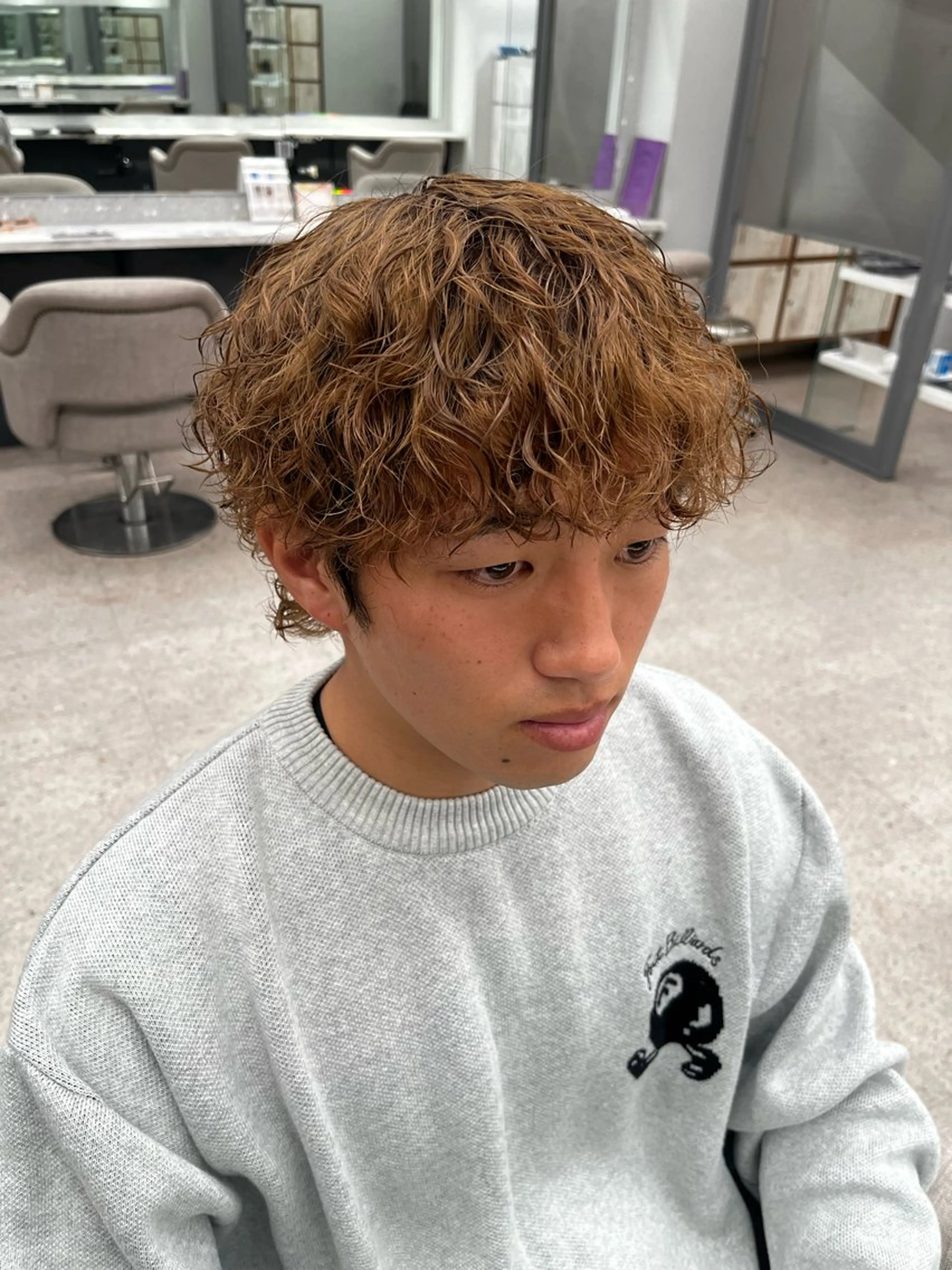 パーマ メンズ カット パーマ 🍐シャドウパーマ メンズ特化/守岡🍐のヘアスタイル