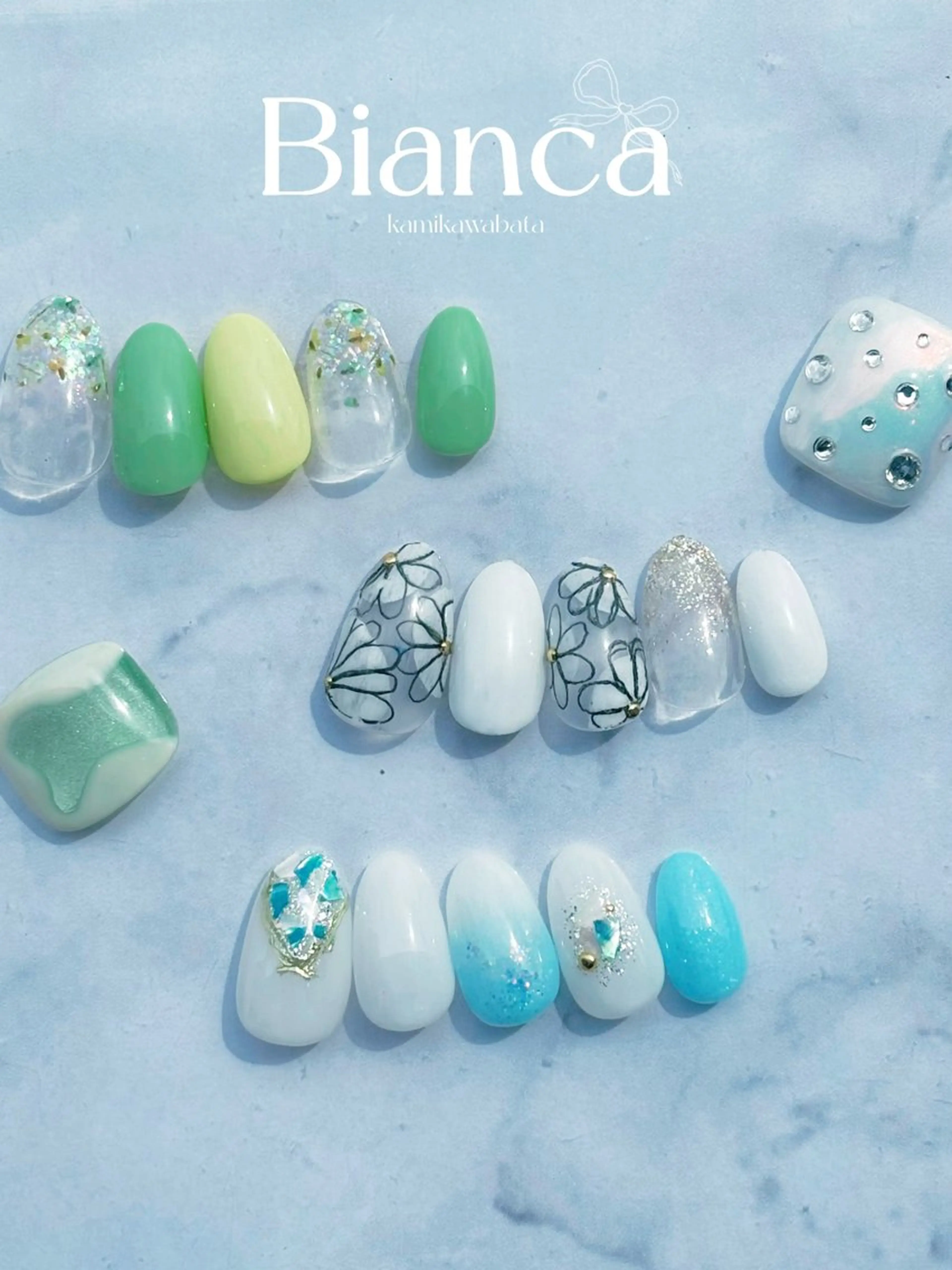 ネイル ハンドネイル Bianca上川端店 TAKEFUJIのネイルデザイン