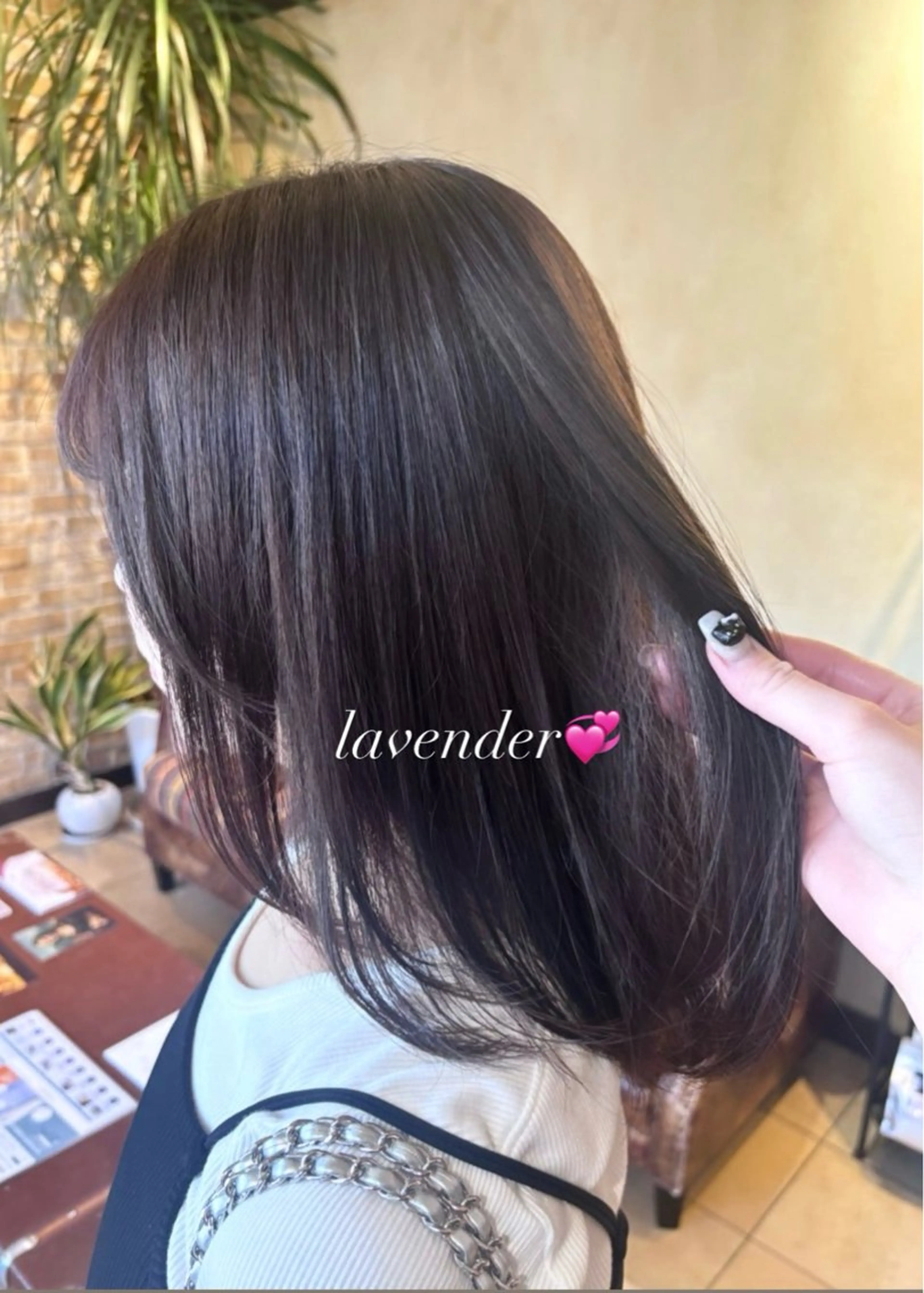 カラー Ly hair / nanoha🤍のヘアスタイル