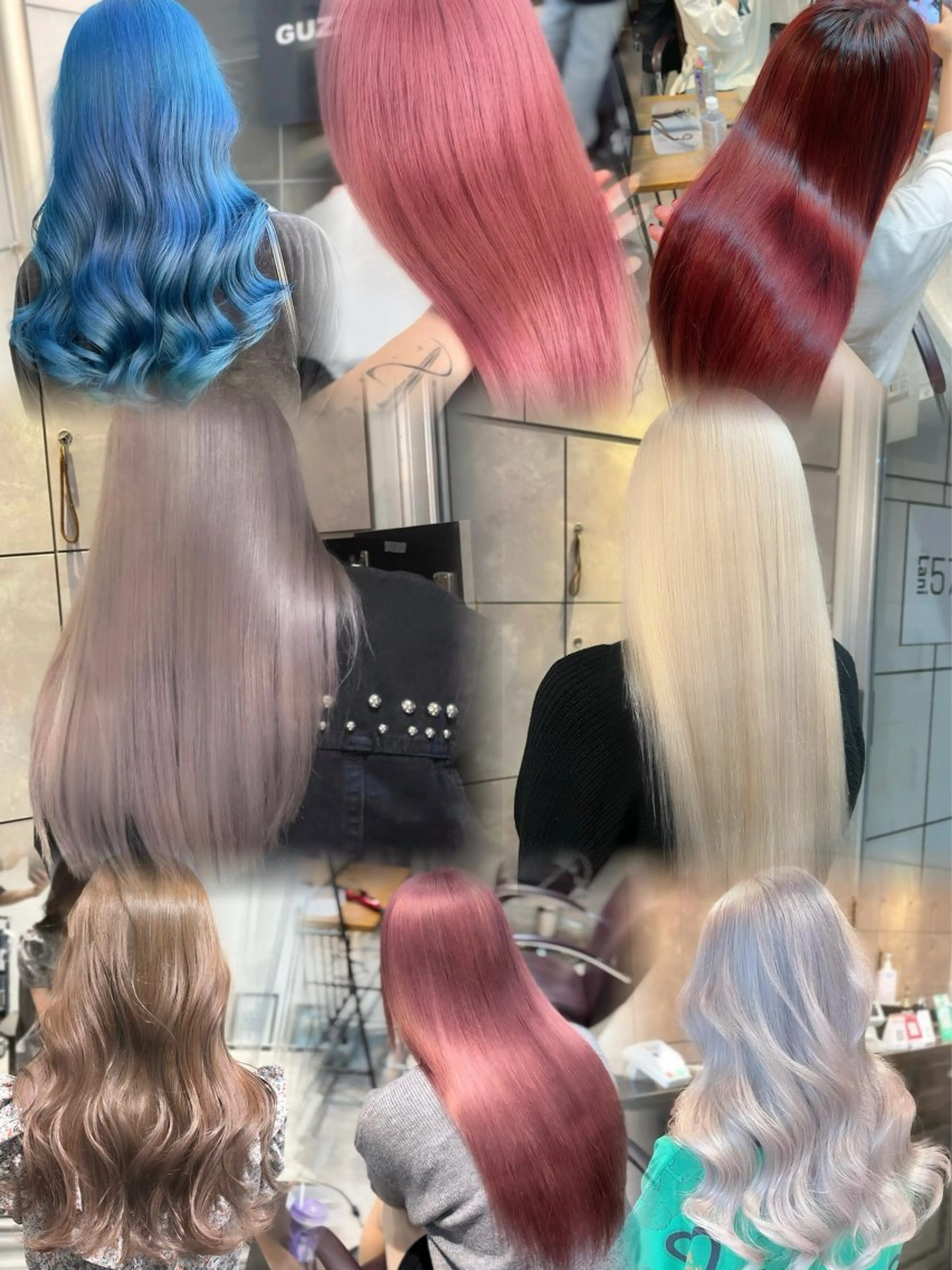 ロング カラー ヘアアレンジ 🎀ハイトーン・艶 カラー HANA🎀のヘアスタイル