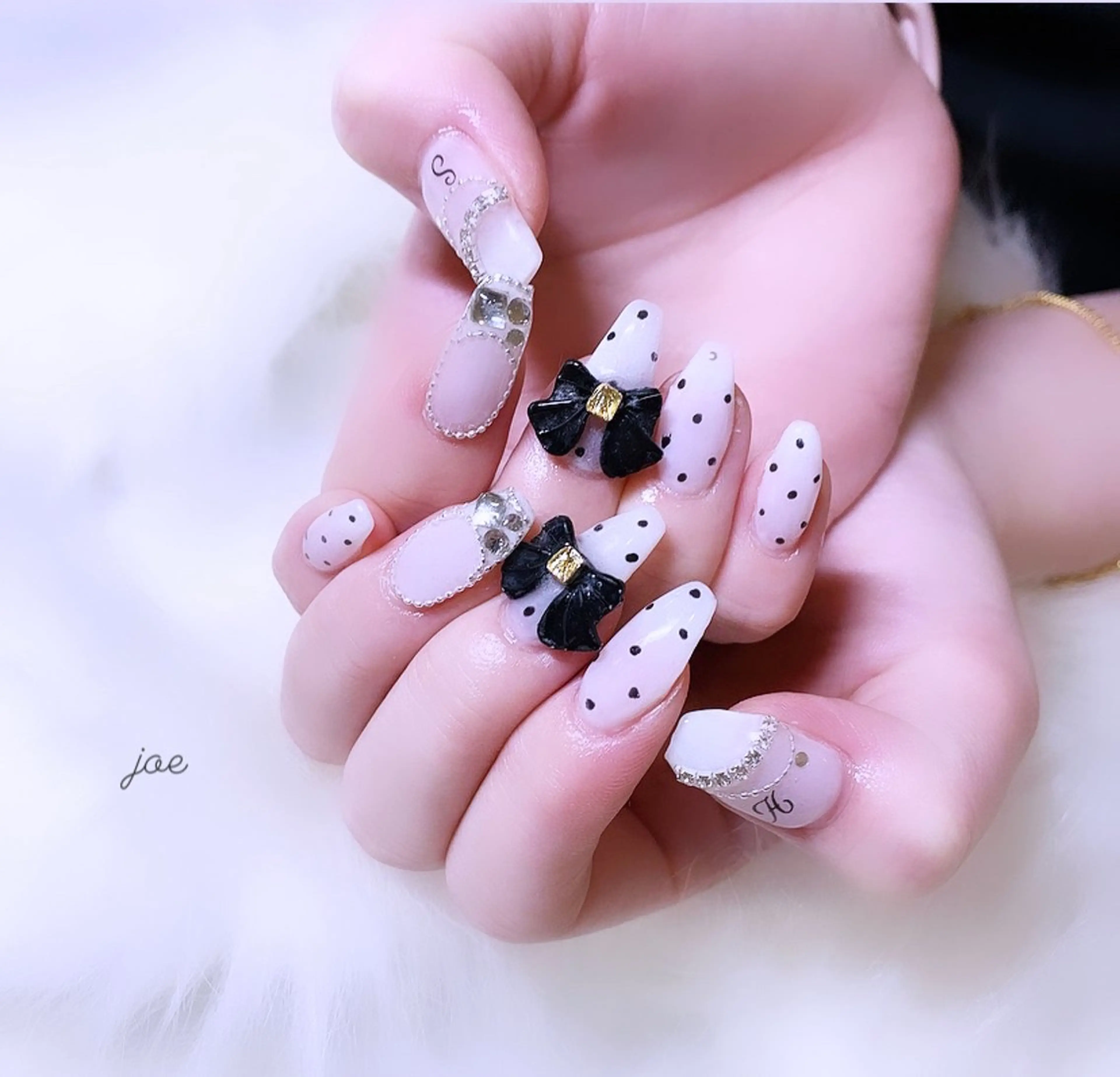 ネイル おそろいネイル ハンドネイル 石堂 さくらのネイルデザイン