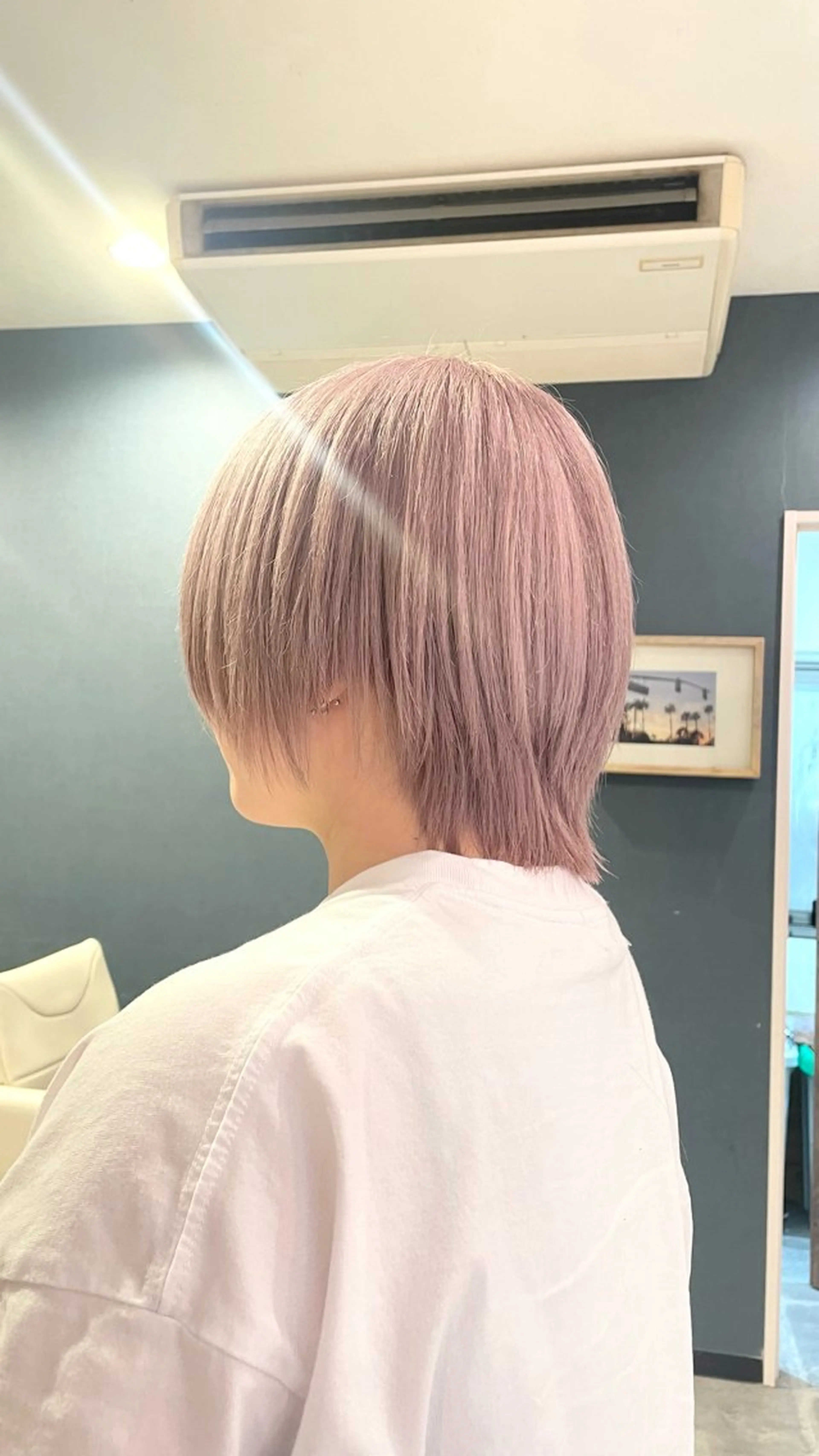 ショート ヘアカラー トリートメント 市川 澪のヘアスタイル