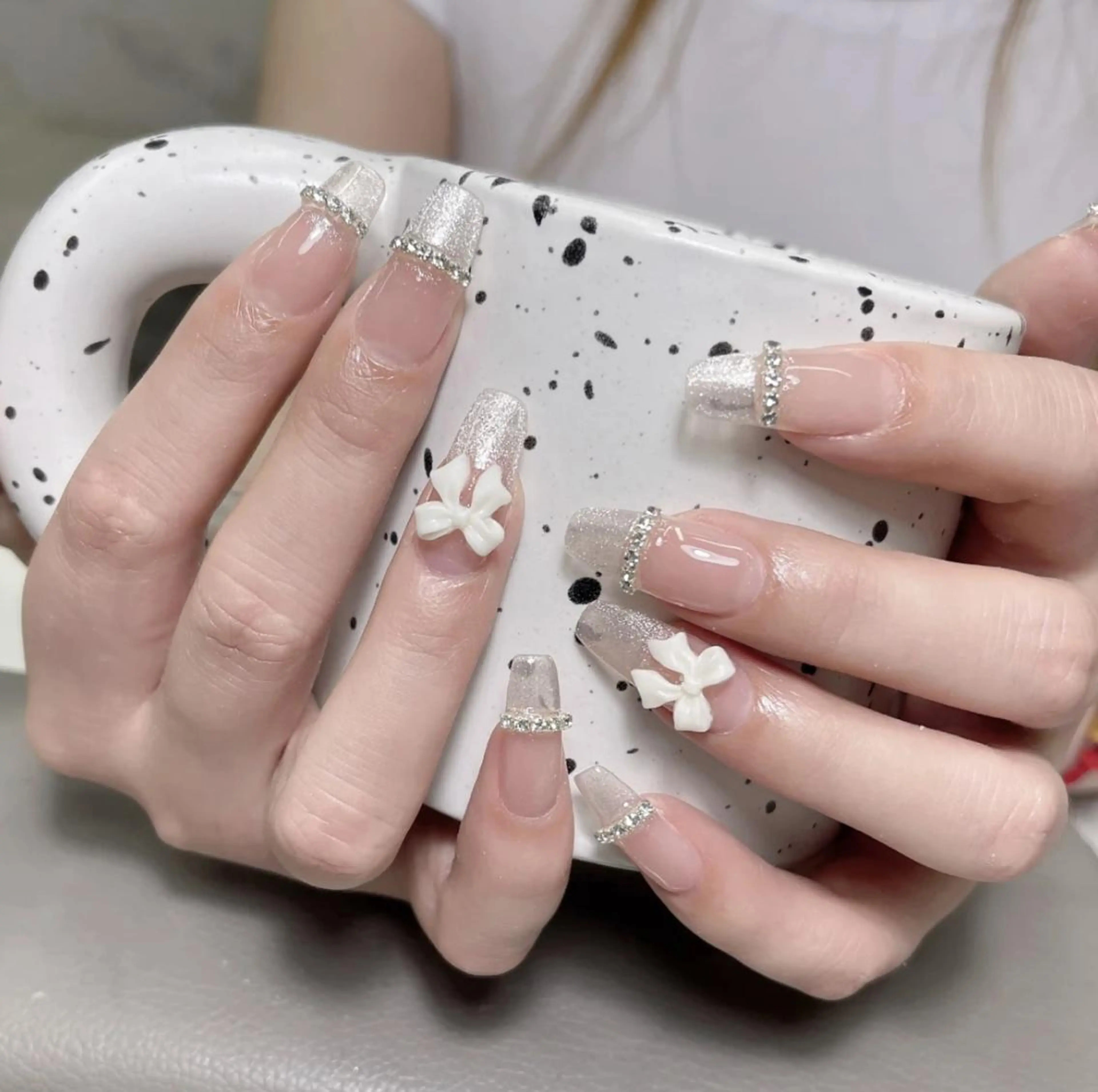 ネイル アートネイル 長さ出し ネイルチップ Queens みなみのネイルデザイン