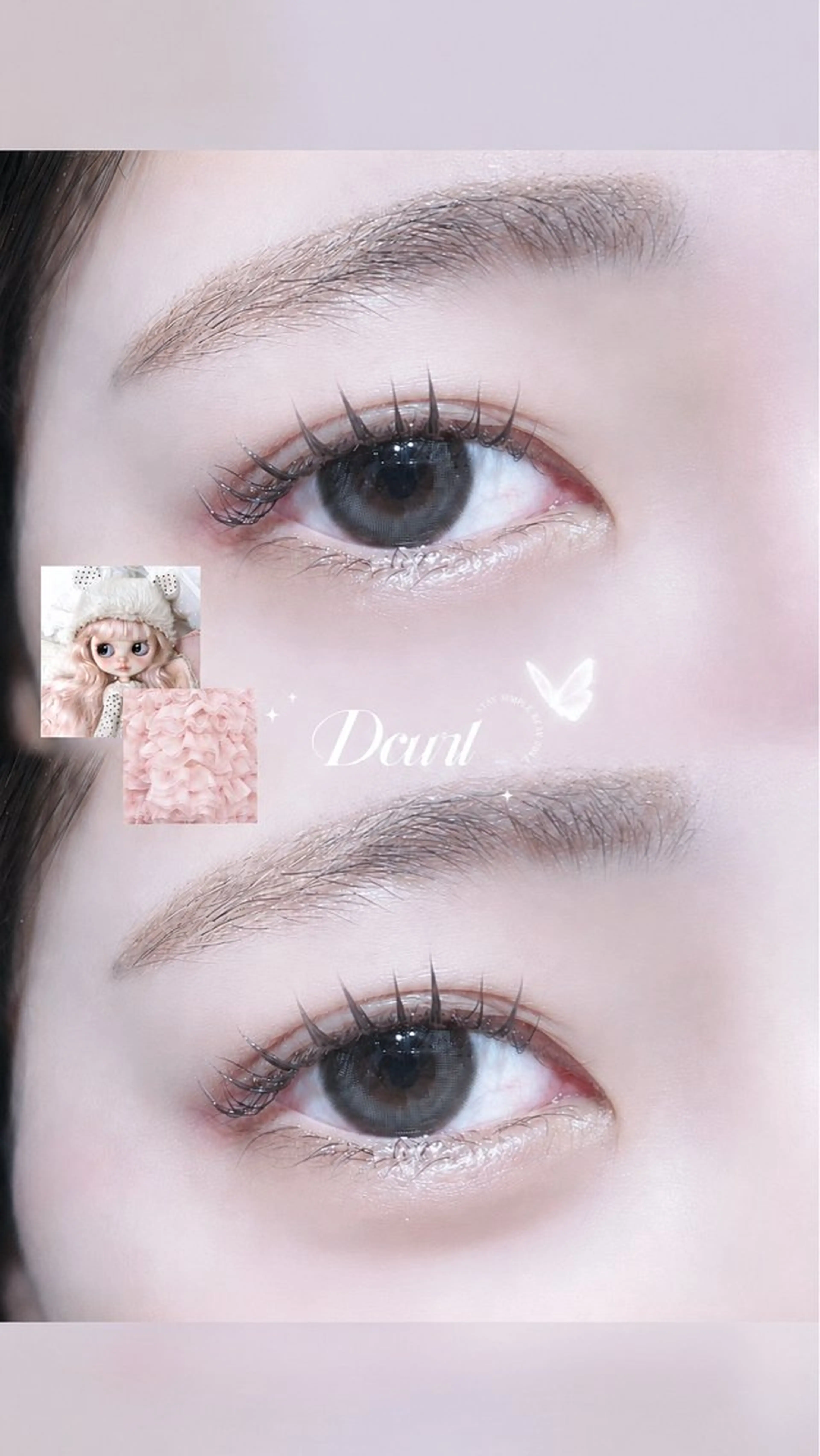 マツエク・マツパ Dカール 原田 美羽🎀のマツエク・マツパデザイン