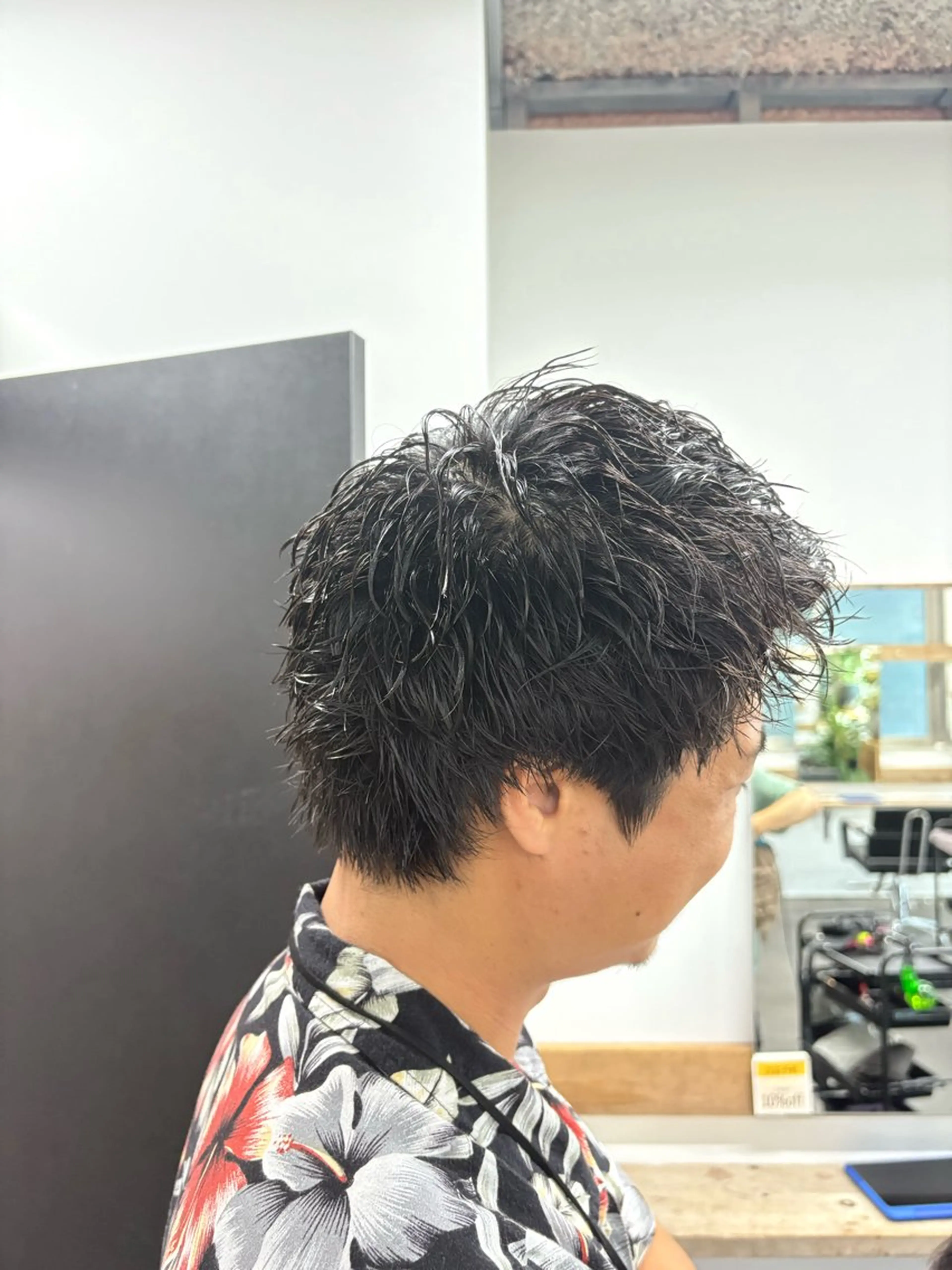 パーマ メンズ しゅり Flag hairのヘアスタイル