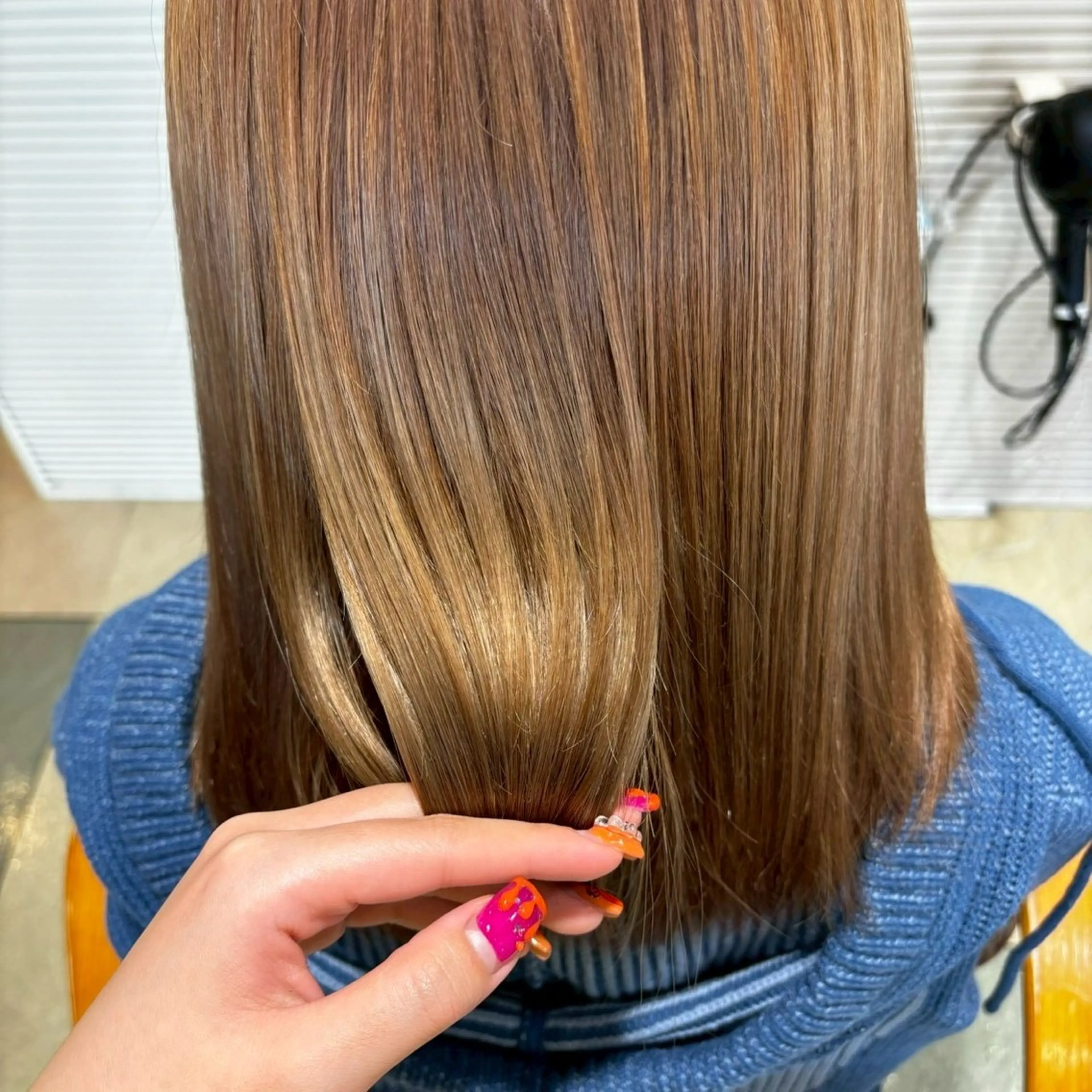 カラー 艶カラー🌟 ブリーチ/紅芭✨のヘアスタイル