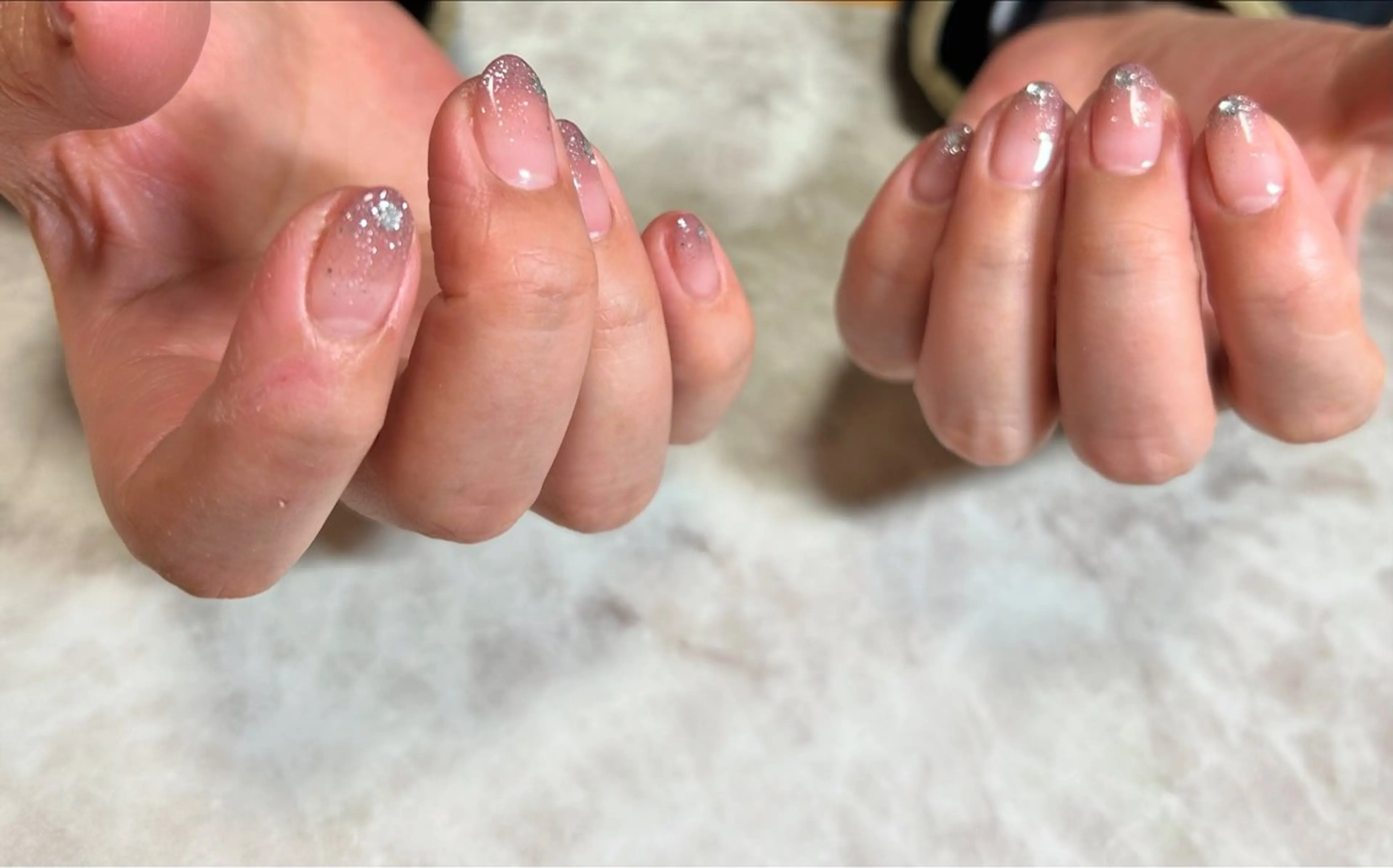 ネイル ラメ(グリッター) ラメグラデーション N MAIのネイルデザイン