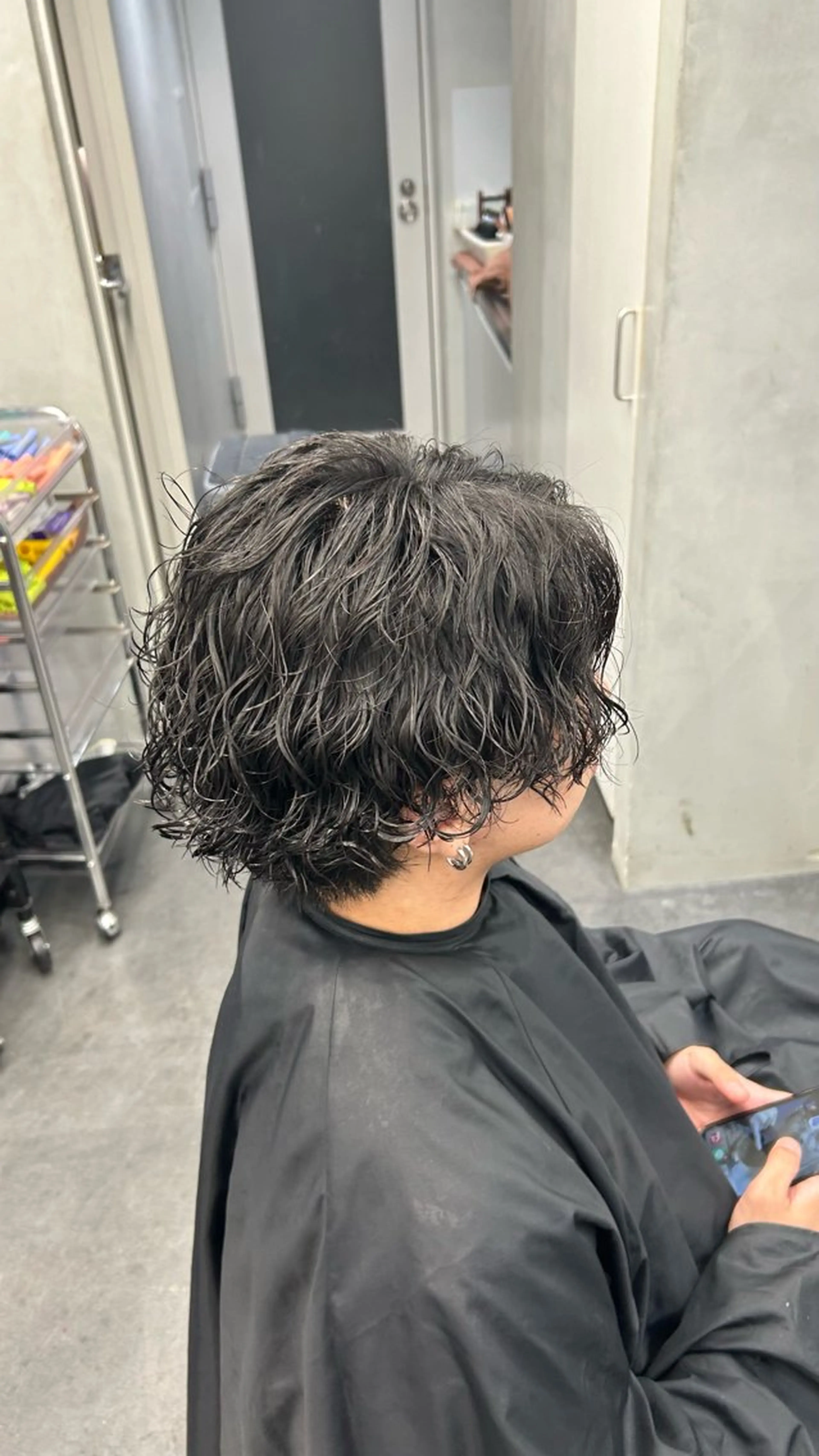 パーマ メンズ 藤平海音/fifth PARKのヘアスタイル