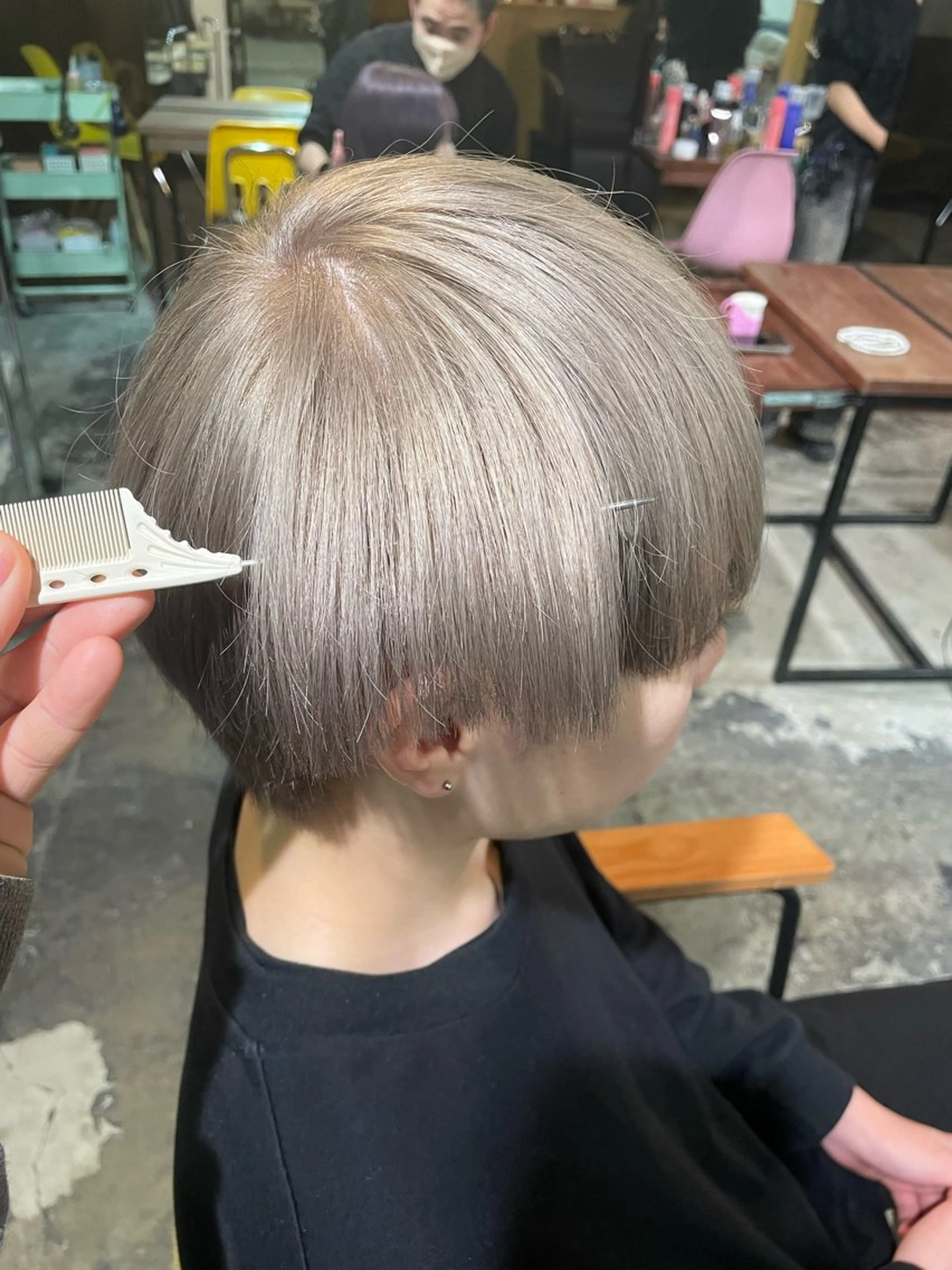 メンズ限定　ミニモ学割　メンズカット＋ダブルカラー＋トリートメントの写真