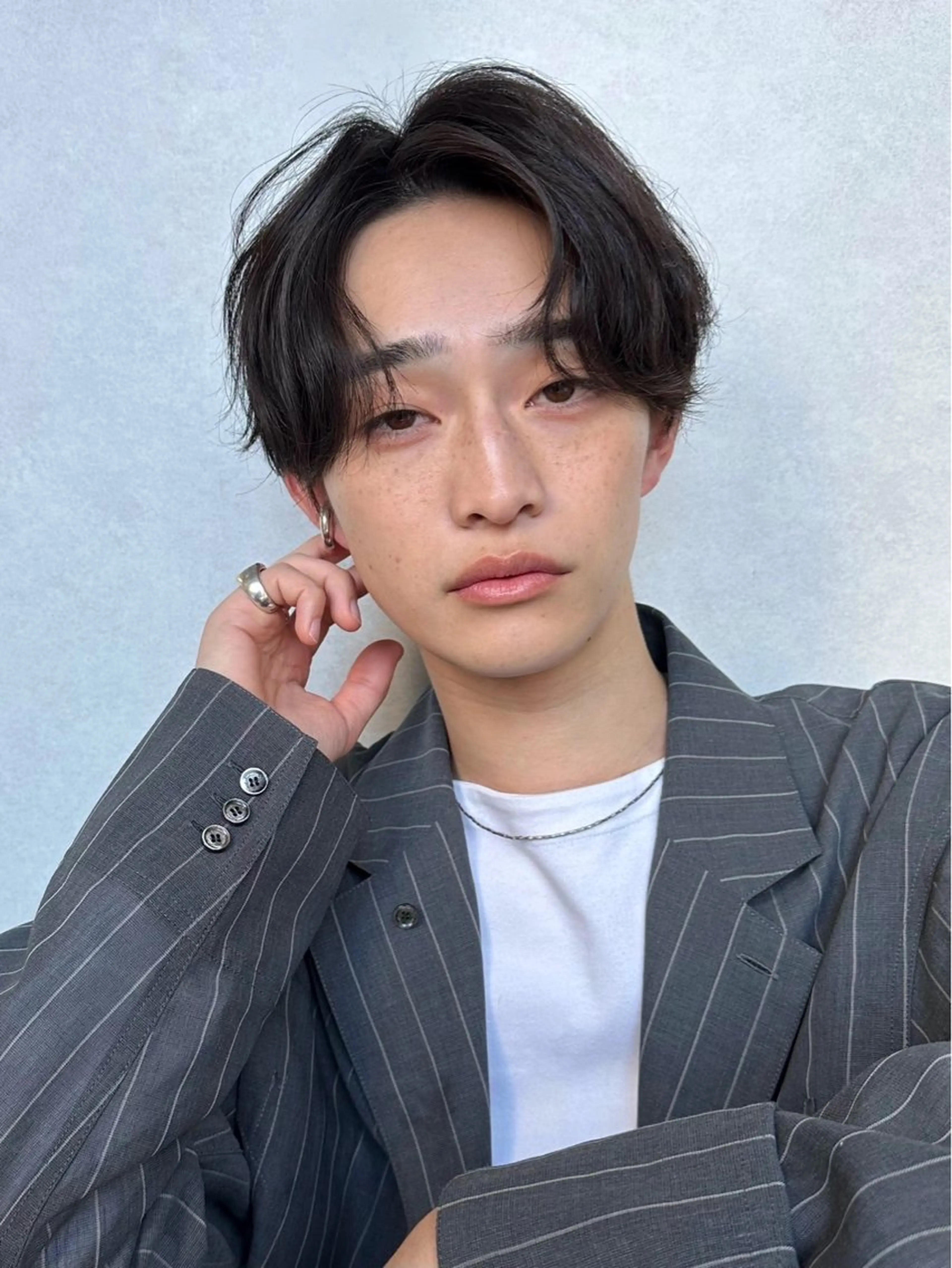 メンズ kei/透明感カラー /縮毛矯正/メンズのヘアスタイル