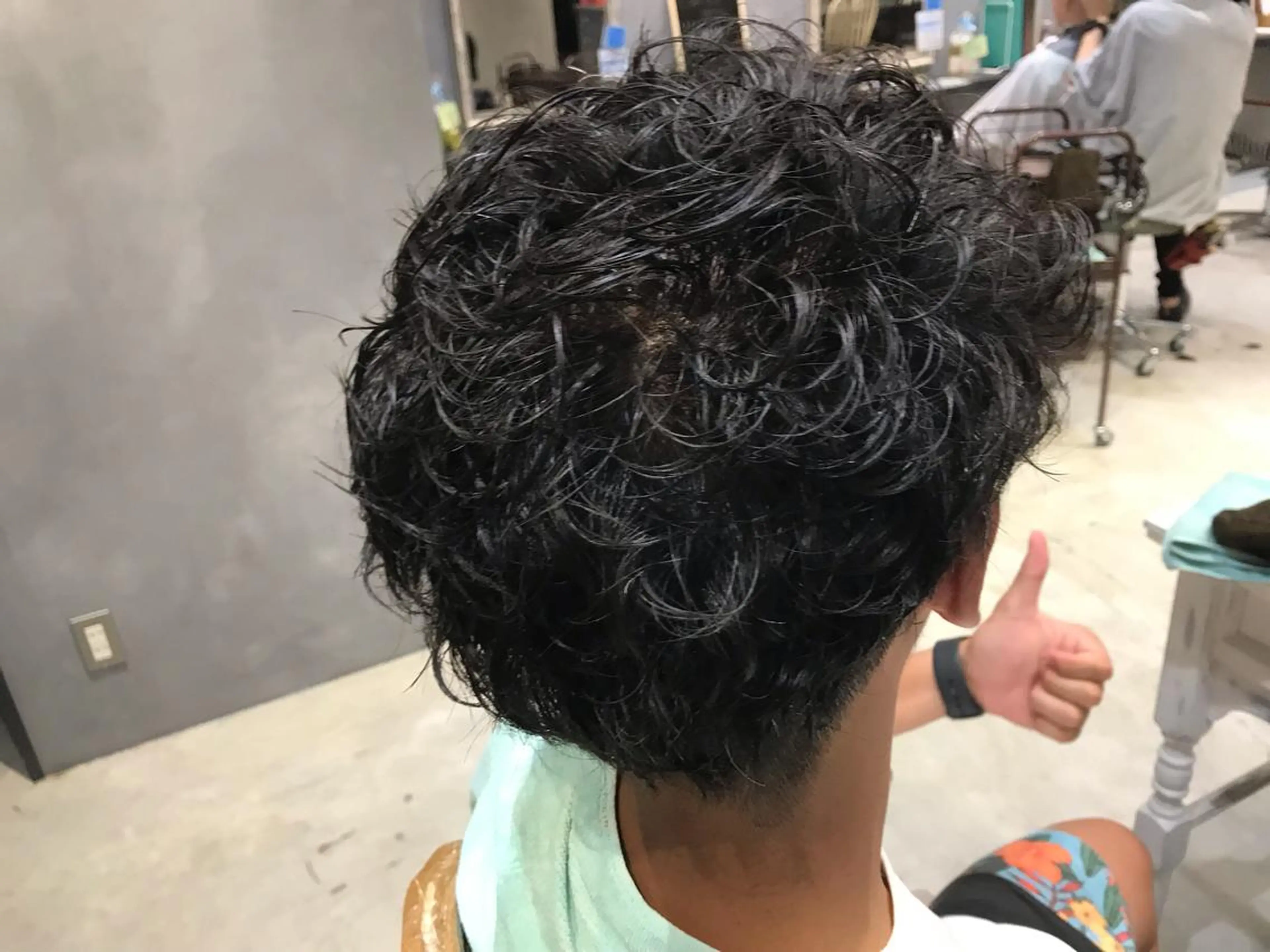 パーマ メンズ メンズパーマ 湯浅  隆のヘアスタイル