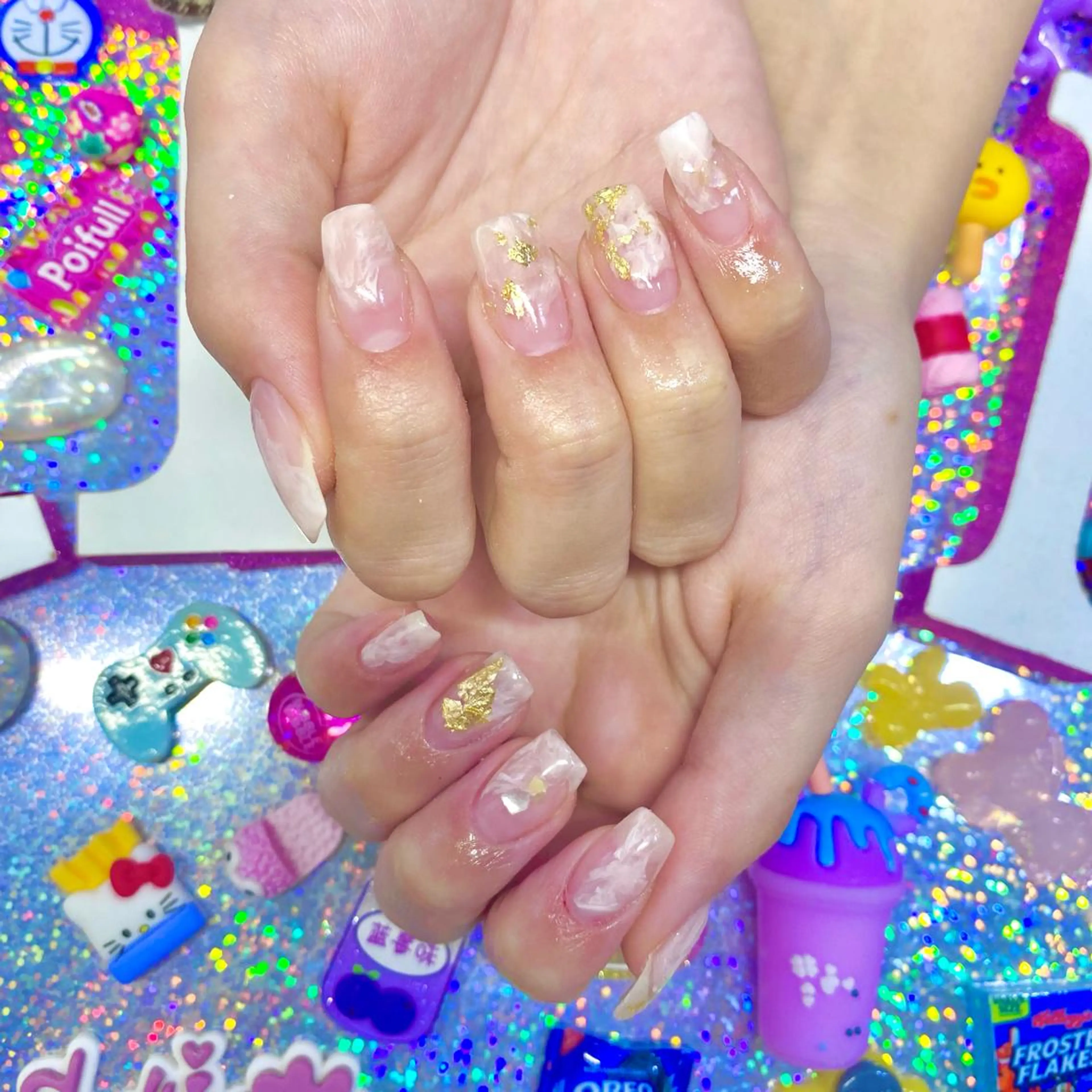 ネイル アートネイル クリアネイル ジェルネイル ニュアンスネイル オフィスネイル 8appy YUKITIN.Bのネイルデザイン