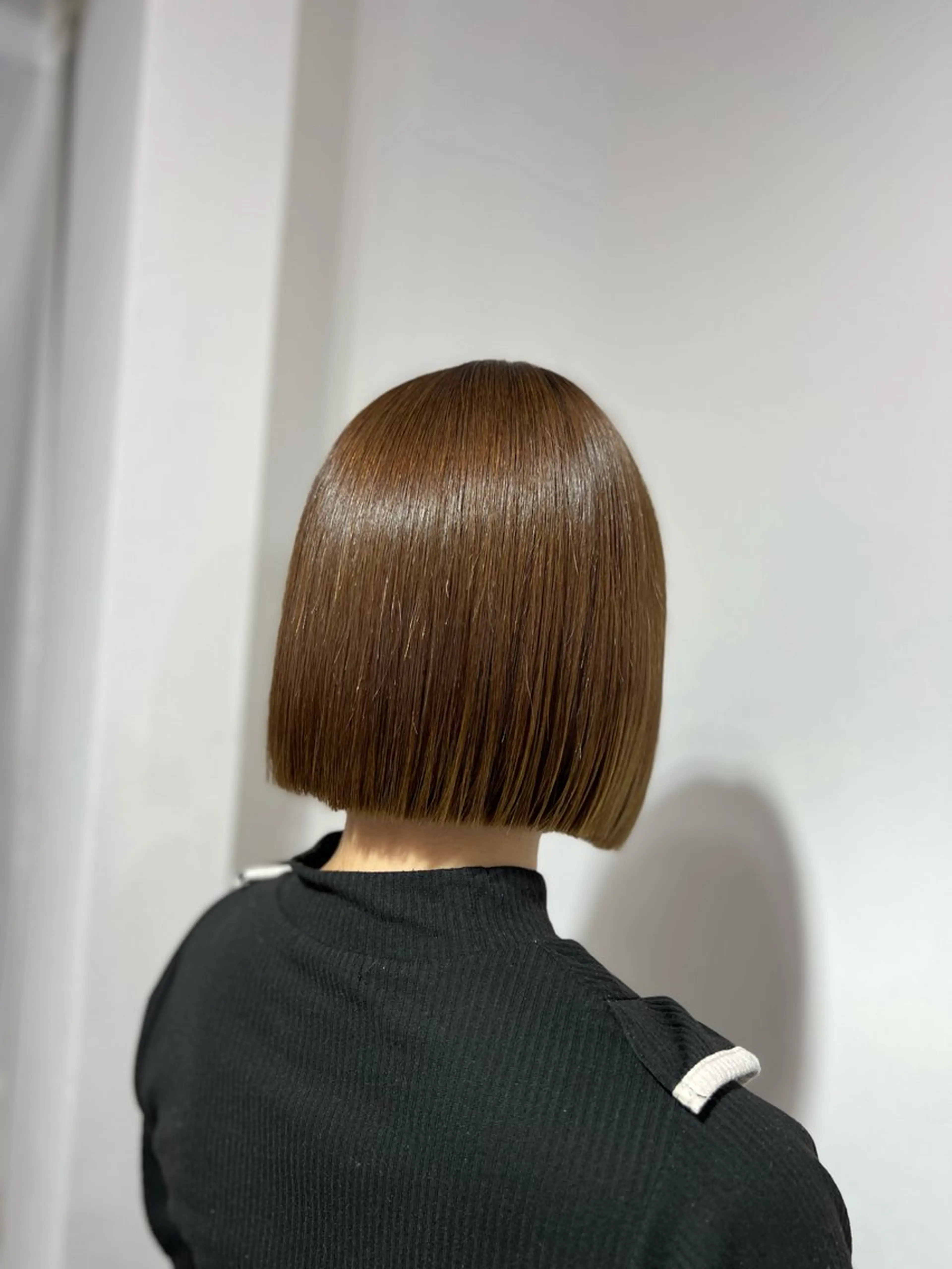 ショート カラー 透明感カラー ボブ 神戸ボブ✂️ ioe三宮/田 伸佳のヘアスタイル