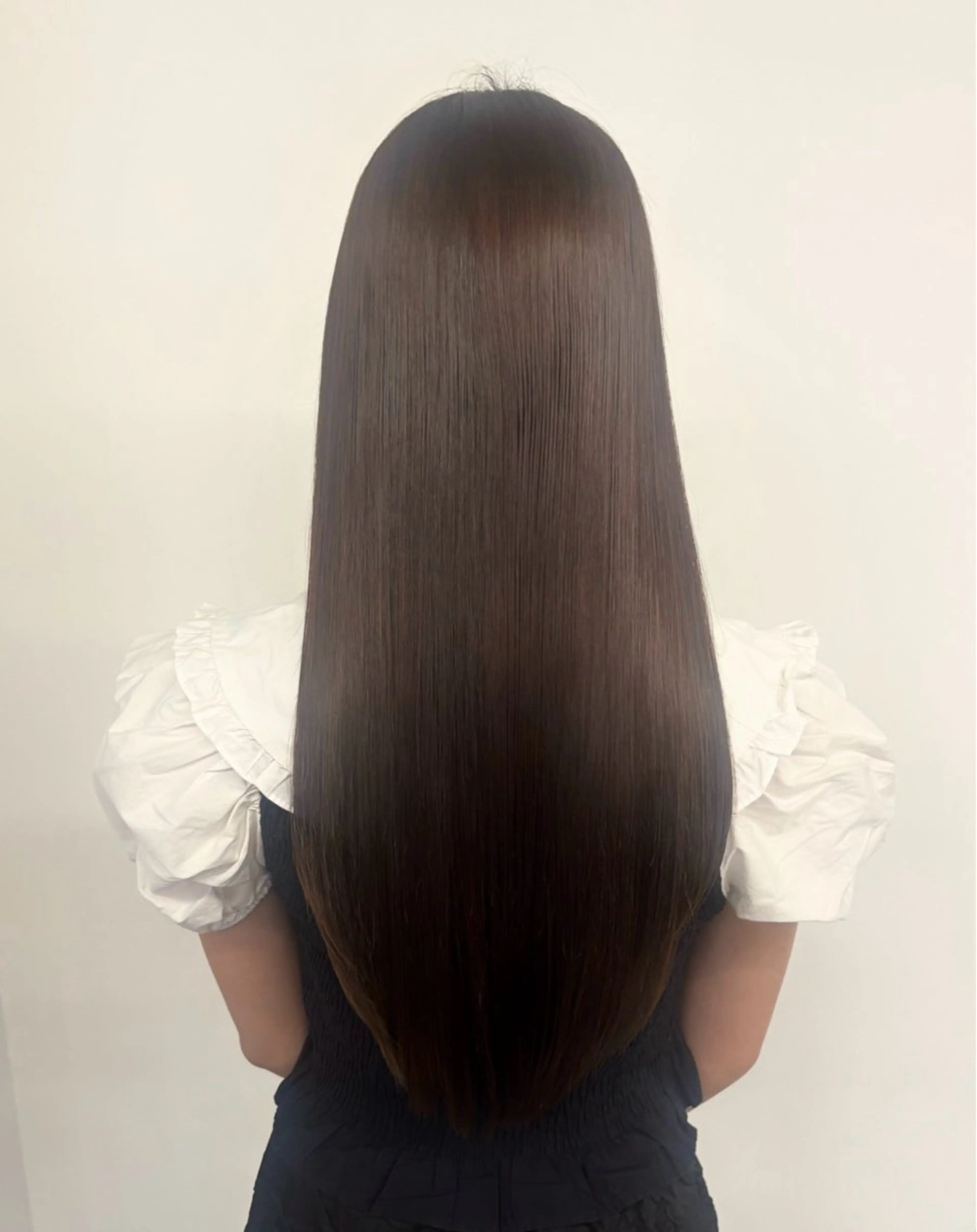 ロング 縮毛矯正 カラーモデル募集/ 小山栞のヘアスタイル