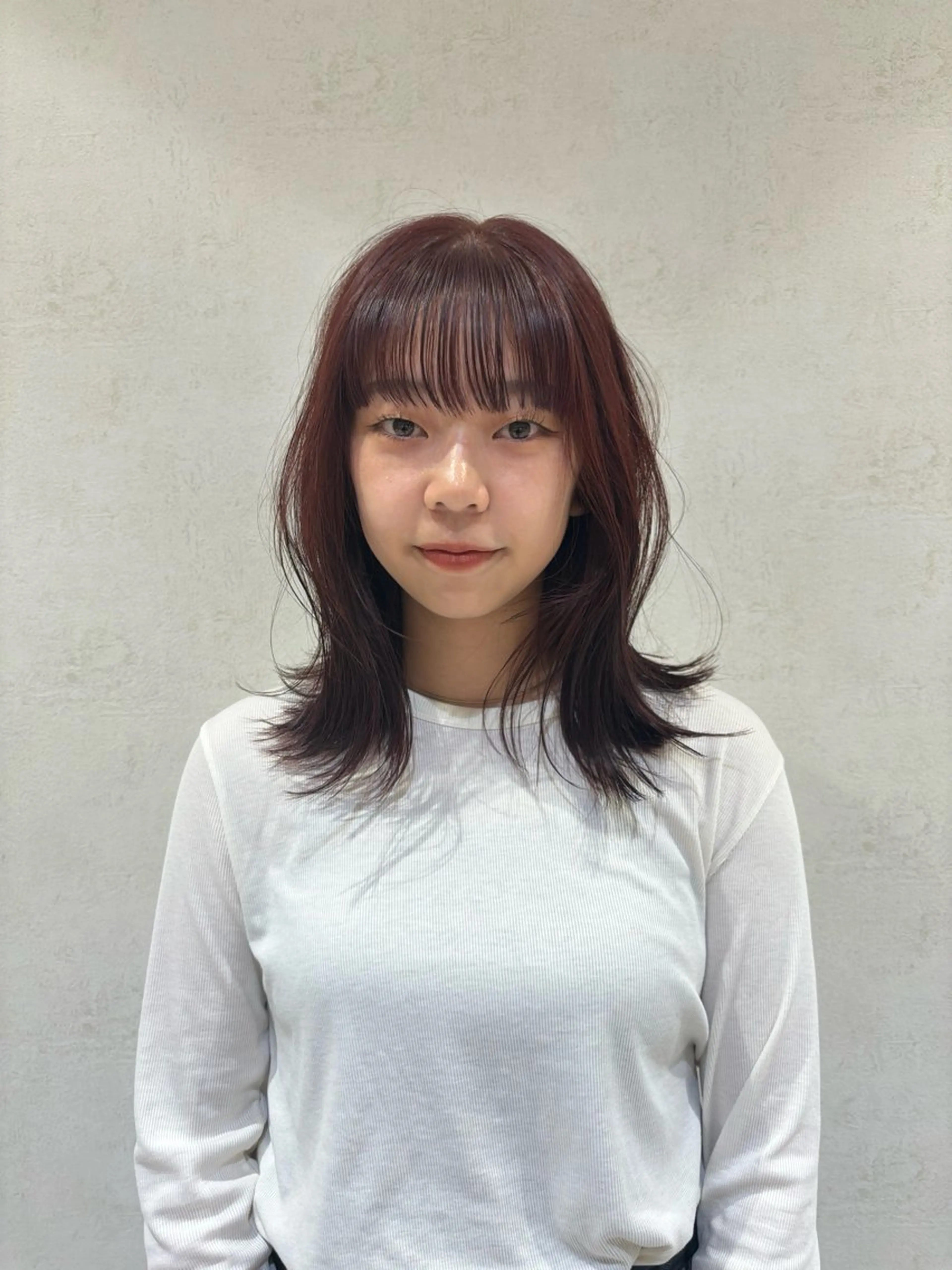 セミロング ヘアカラー izumi/ ボブ/パーマのヘアスタイル