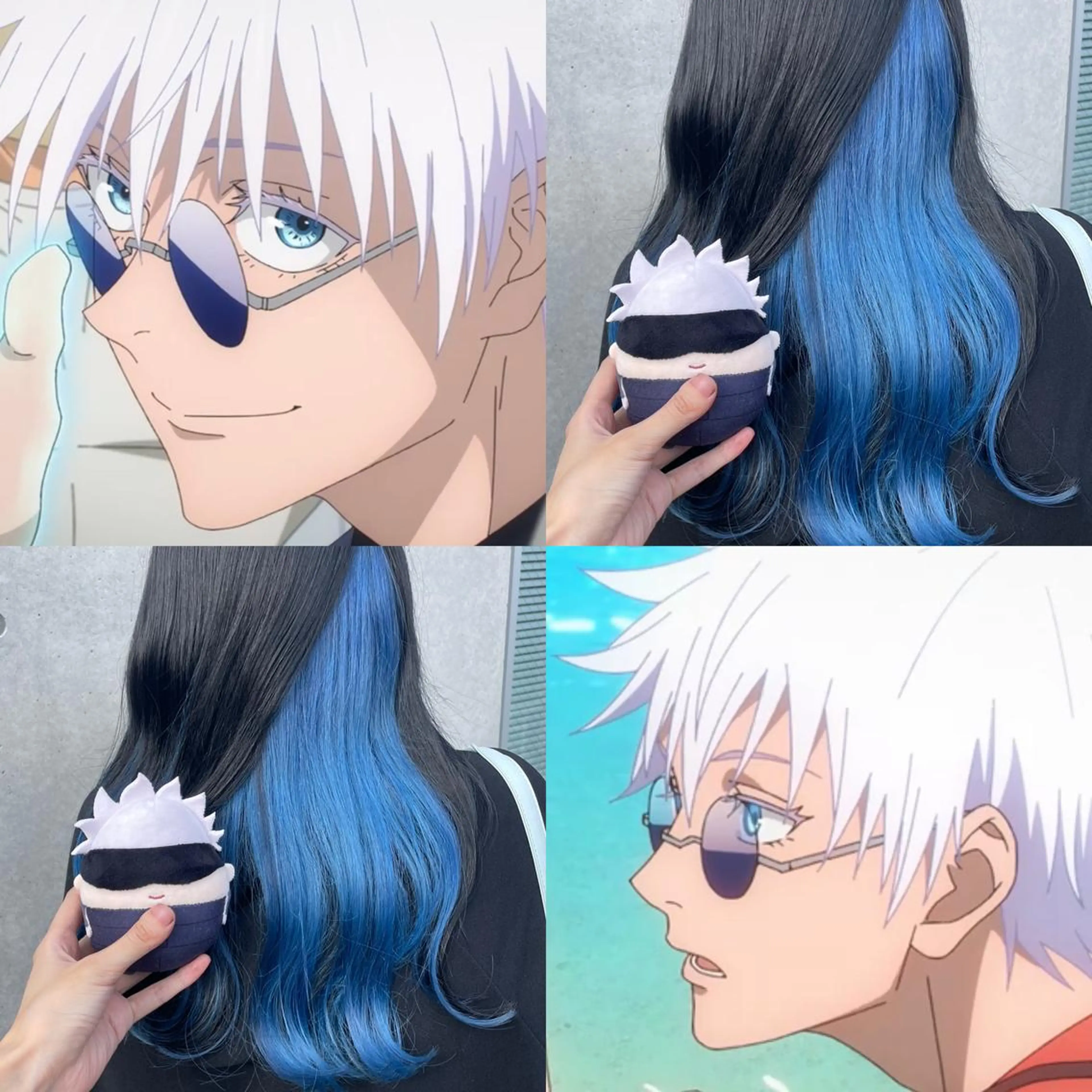 ロング カラー インナーカラー 推し ブリーチ  髪質改善のヘアスタイル