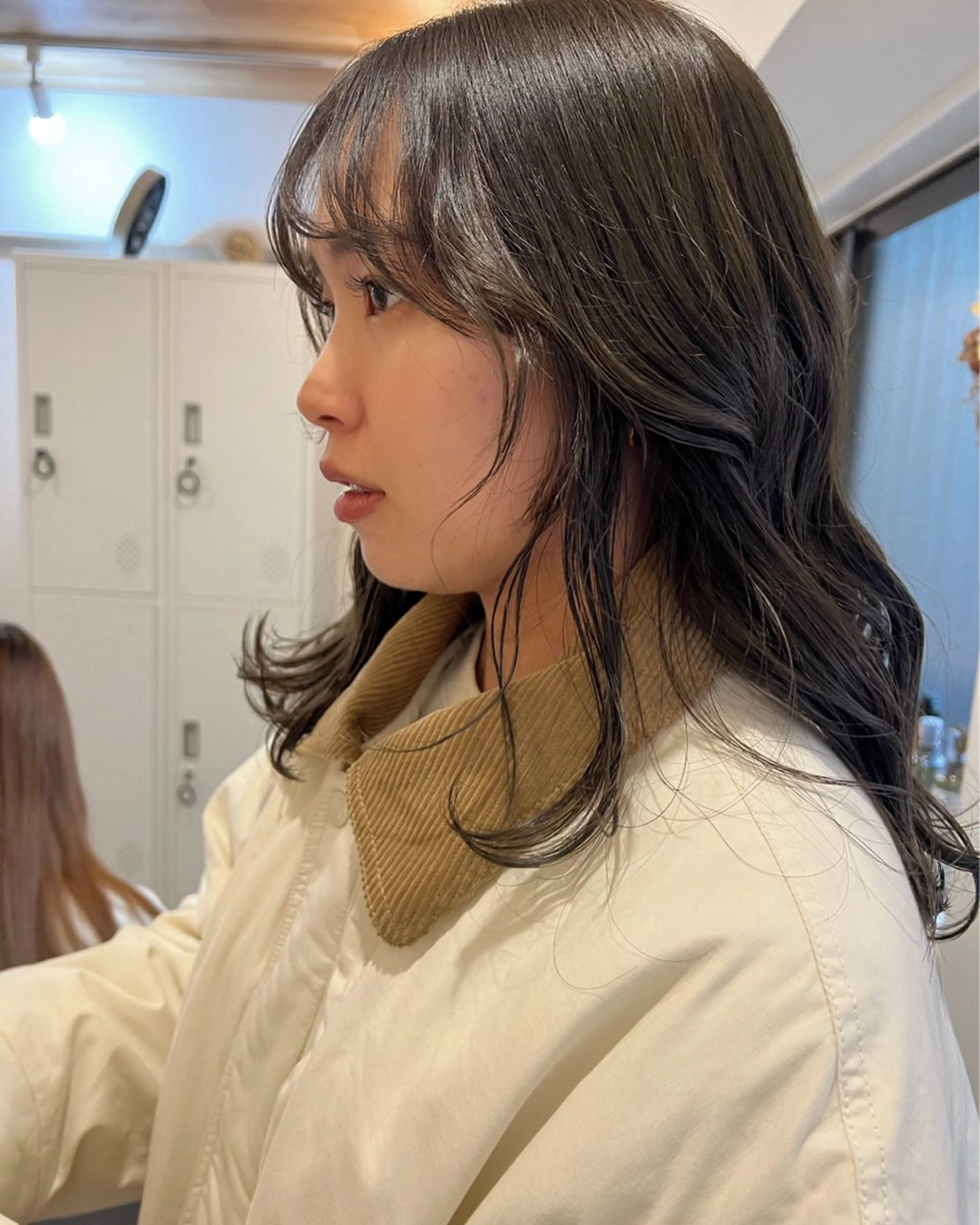 セミロング カラー カット ヘアカラー トリートメント トレンドと似合わせ/ マンツーマン/西上楓のヘアスタイル