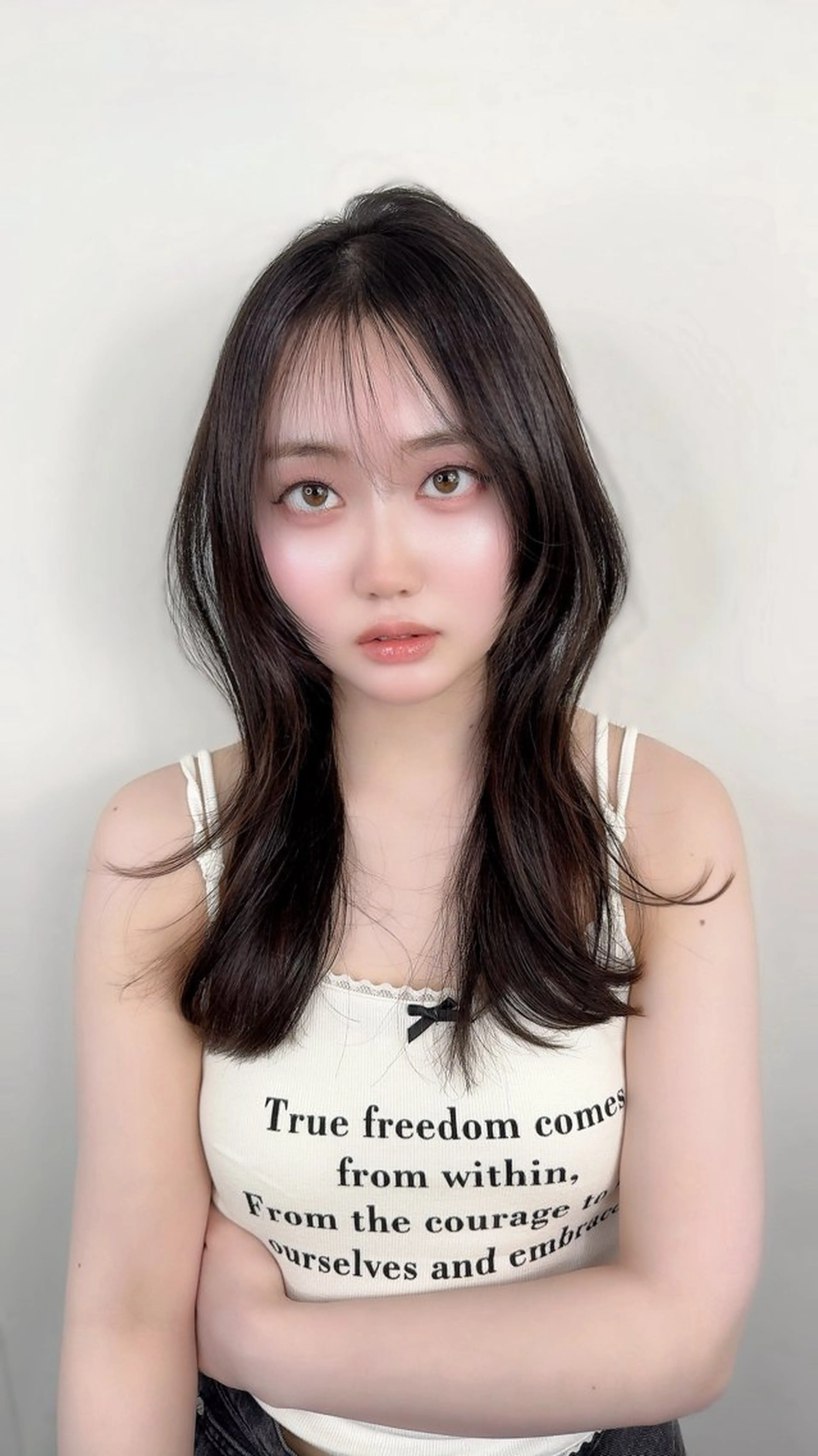 セミロング くびれヘア 韓国風ヘア ワンホンヘア 永田竜一/ レイヤーカットのその他イメージ