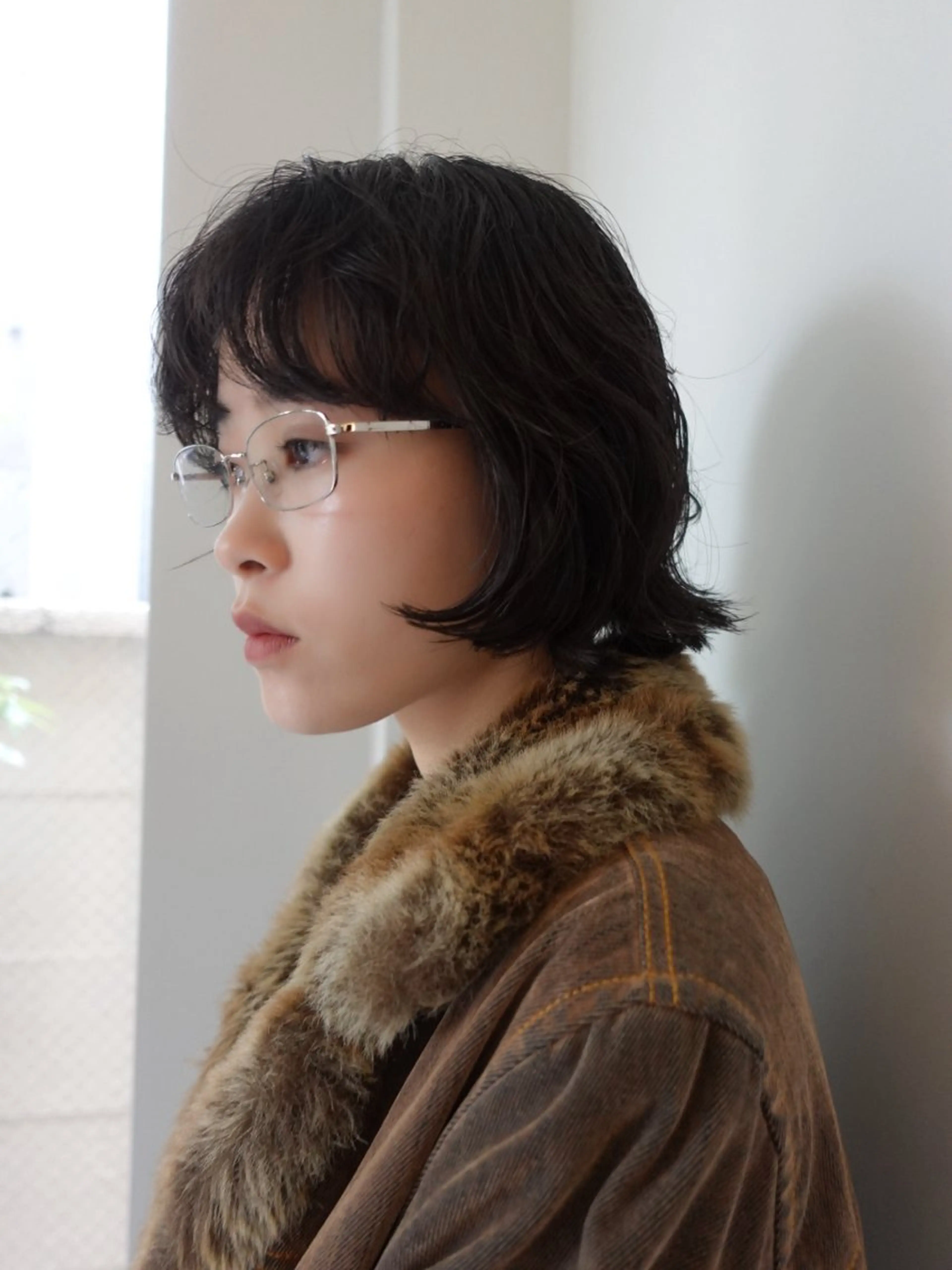 ミディアム カラー ヘアアレンジ カット ヘアカラー トリートメント mina 🌷のヘアスタイル